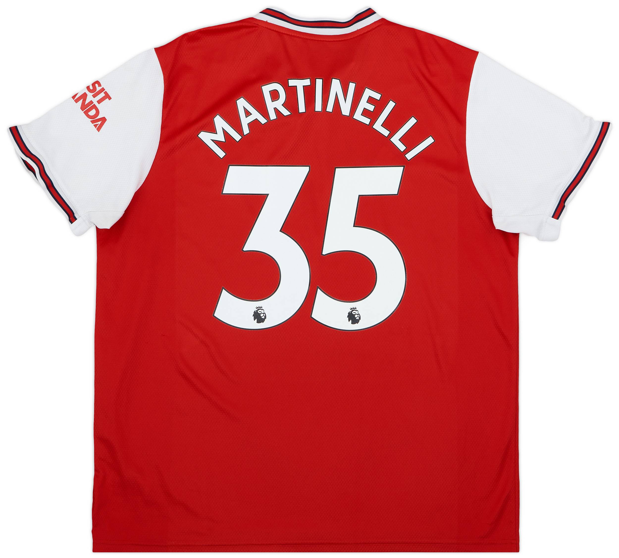 2019-20 Arsenal Home Shirt Martinelli #35 - 7/10 - (XL)