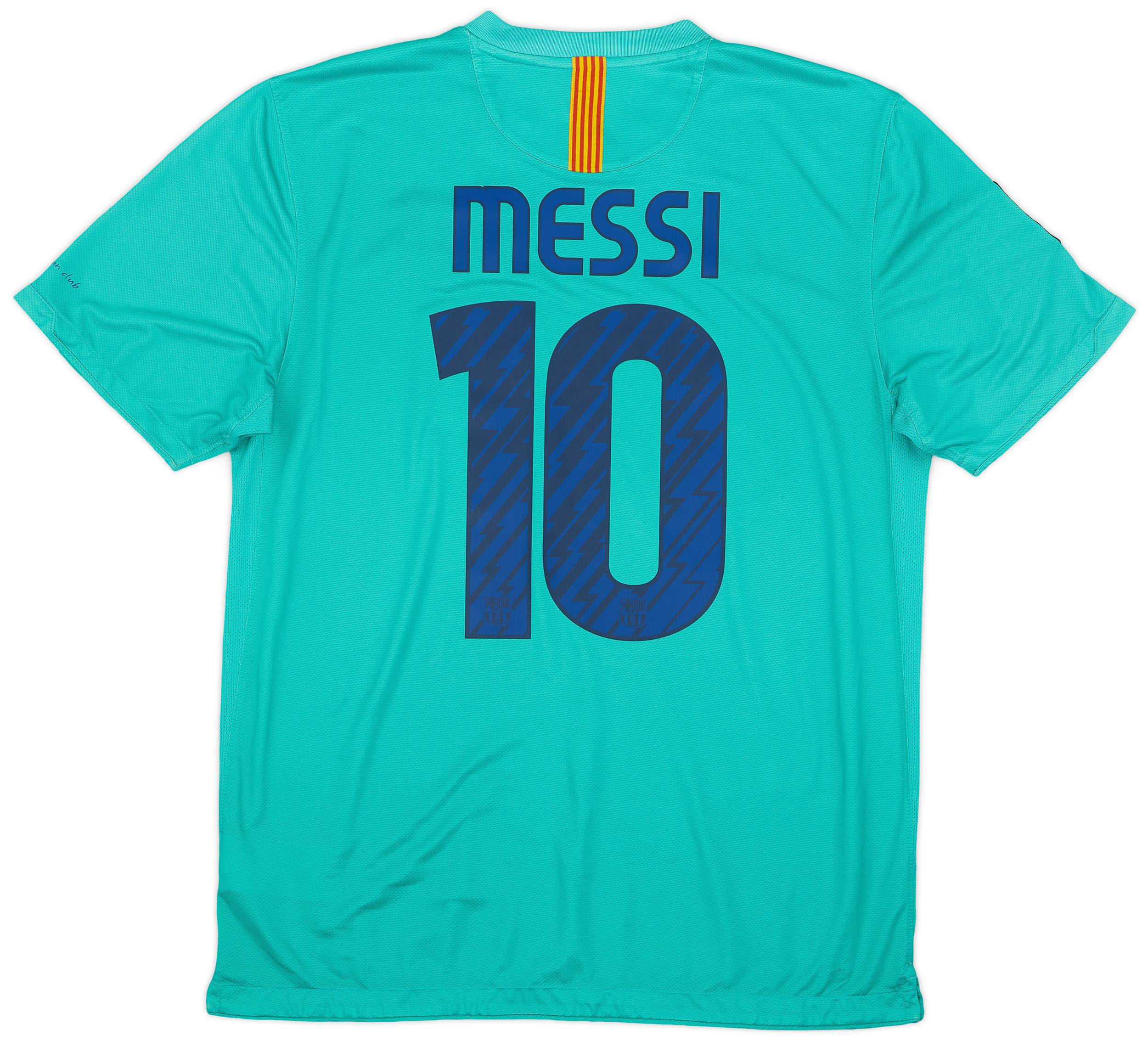 2010-11 Barcelona Away Shirt Messi #10 - 5/10 - (L)