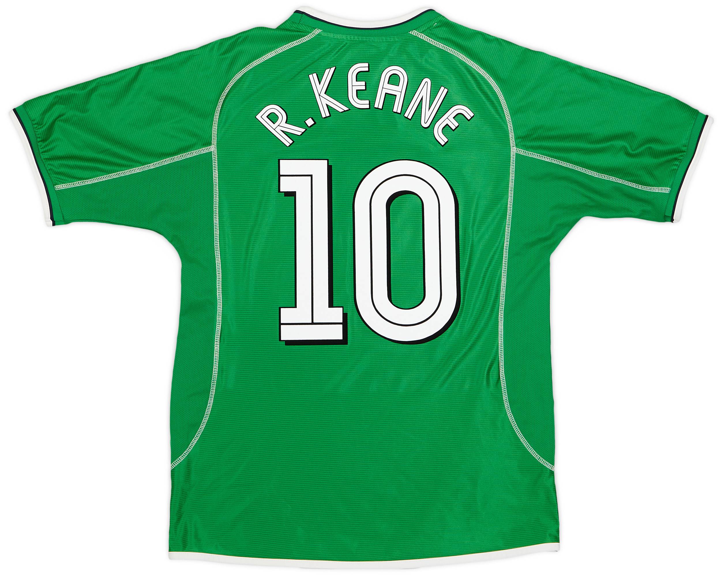 2001-03 Ireland Home Shirt R.Keane #10 - 8/10 - (M)