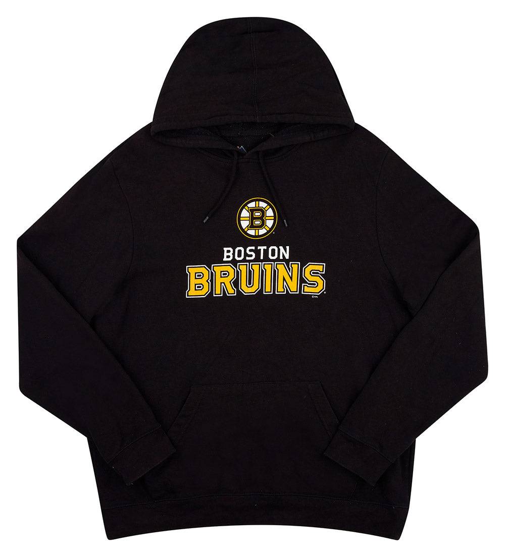 2018 Boston Bruins Majestic Hooded Sweat Top L
