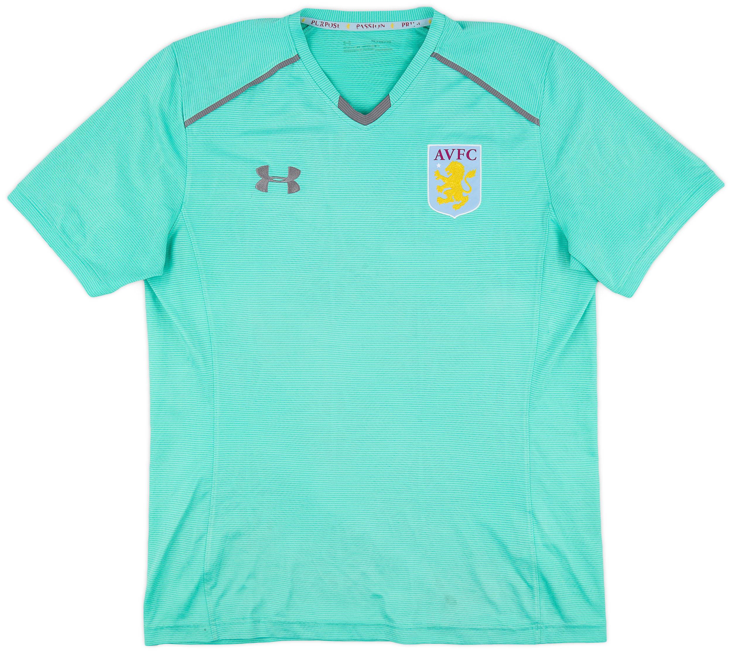 2017-18 Aston Villa Under Armour Training Shirt - 7/10 - (XL)