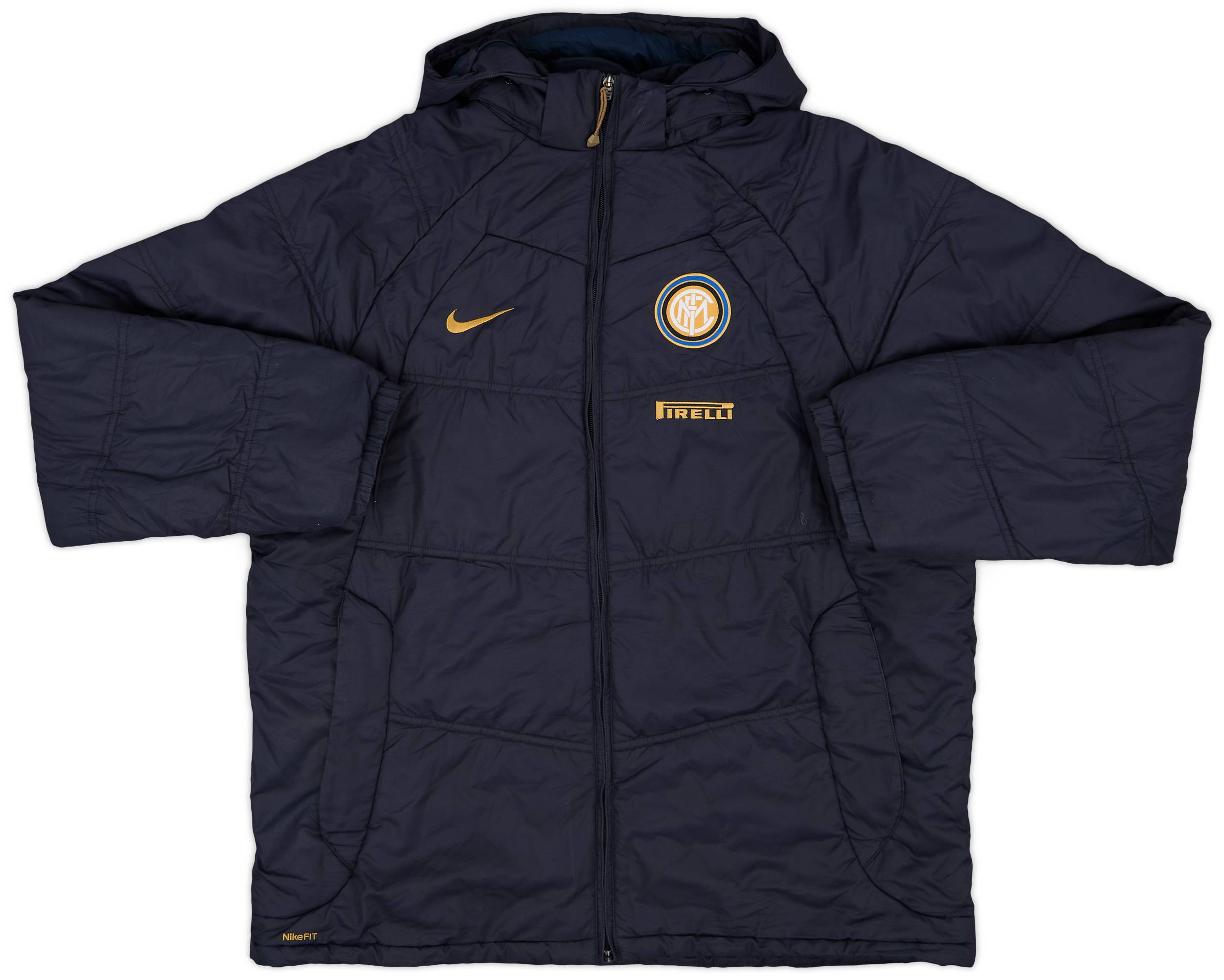 2008-09 Inter Milan Nike Padded Bench Coat - 9/10 - (XL)