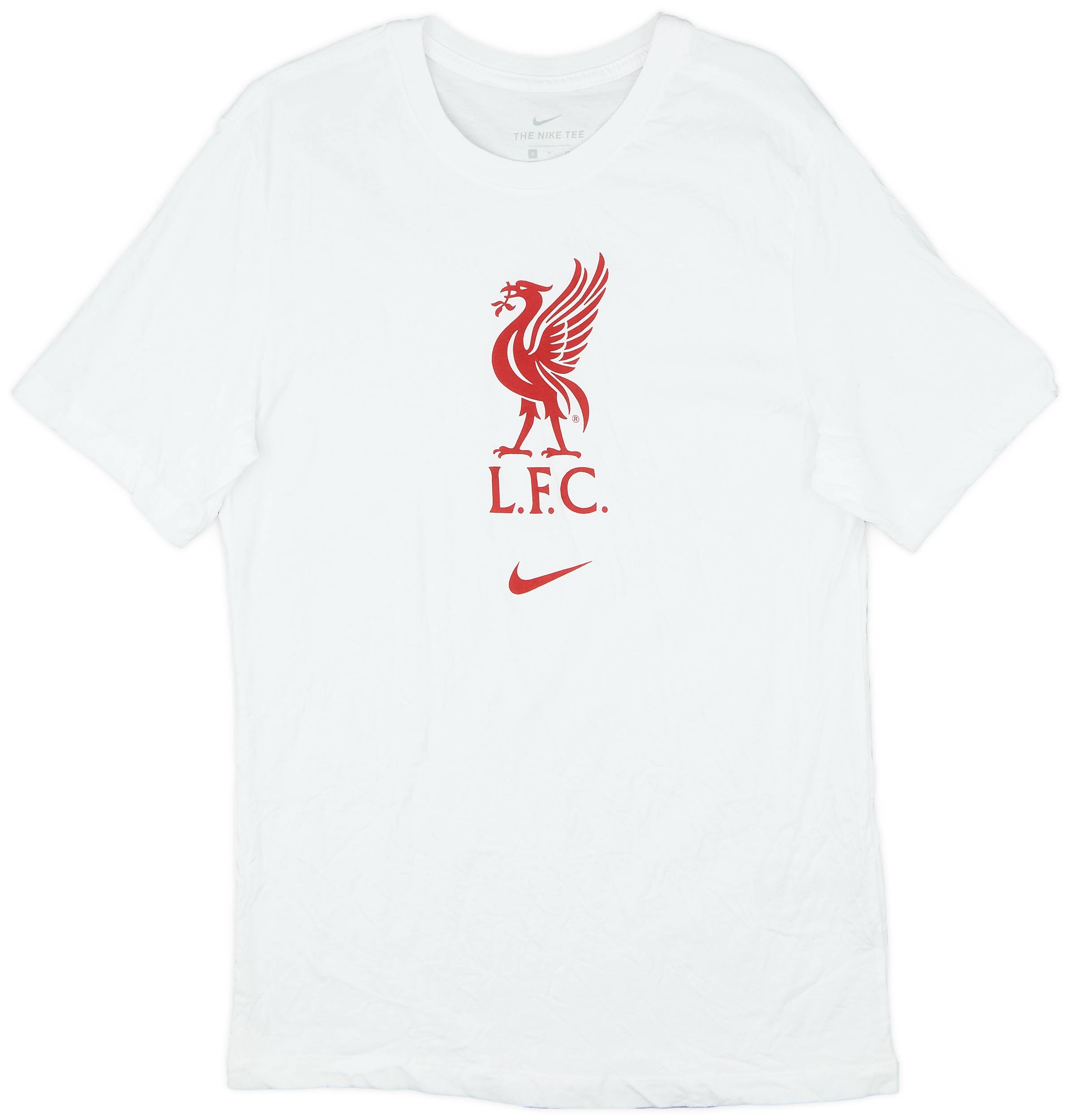 2020-21 Liverpool Nike Cotton Tee - 9/10 - (S)