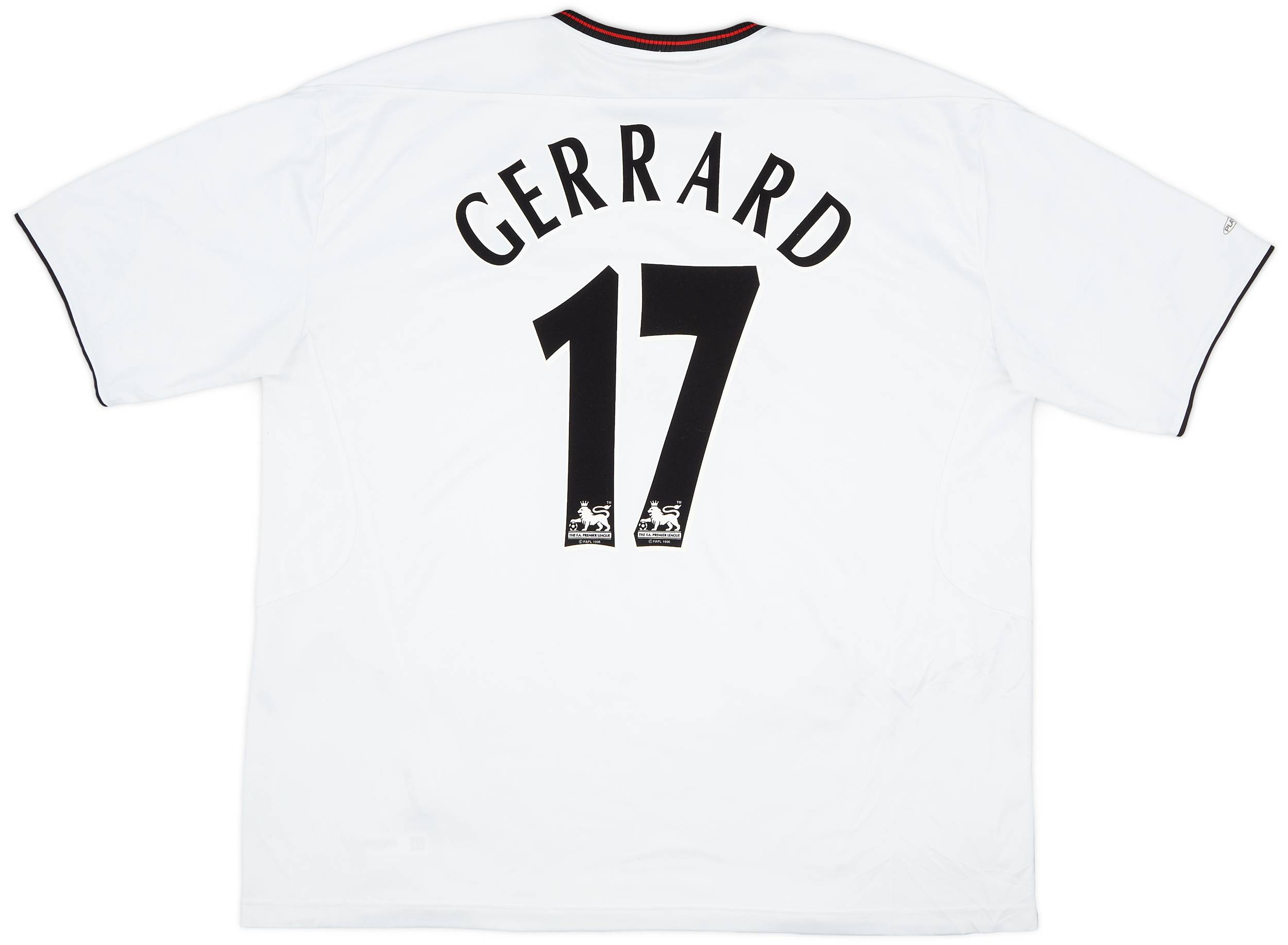 2003-04 Liverpool Away Shirt Gerrard #17 - 7/10 - (XXL)