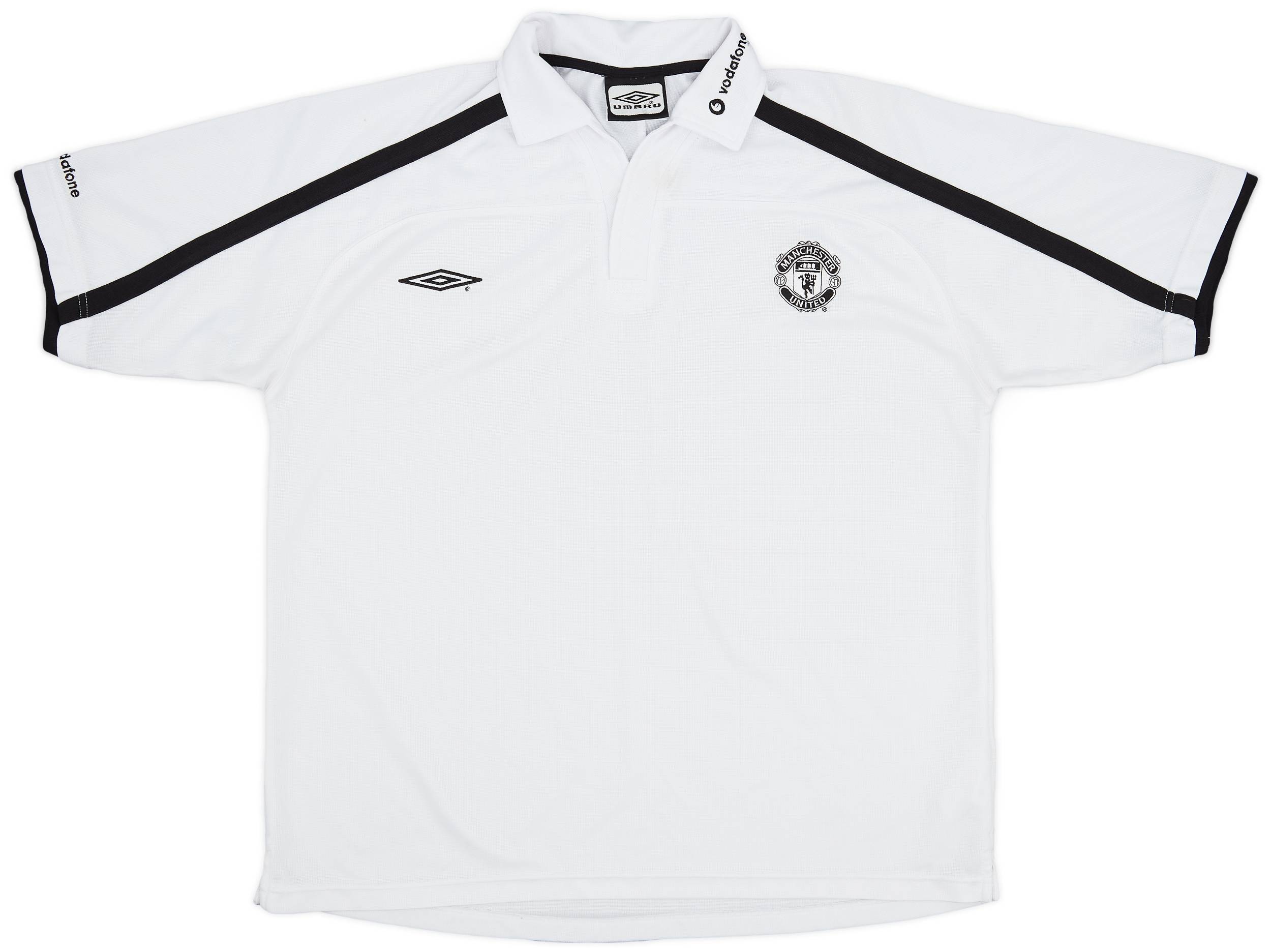 2001-02 Manchester United Umbro Polo Shirt - 8/10 - (XL)