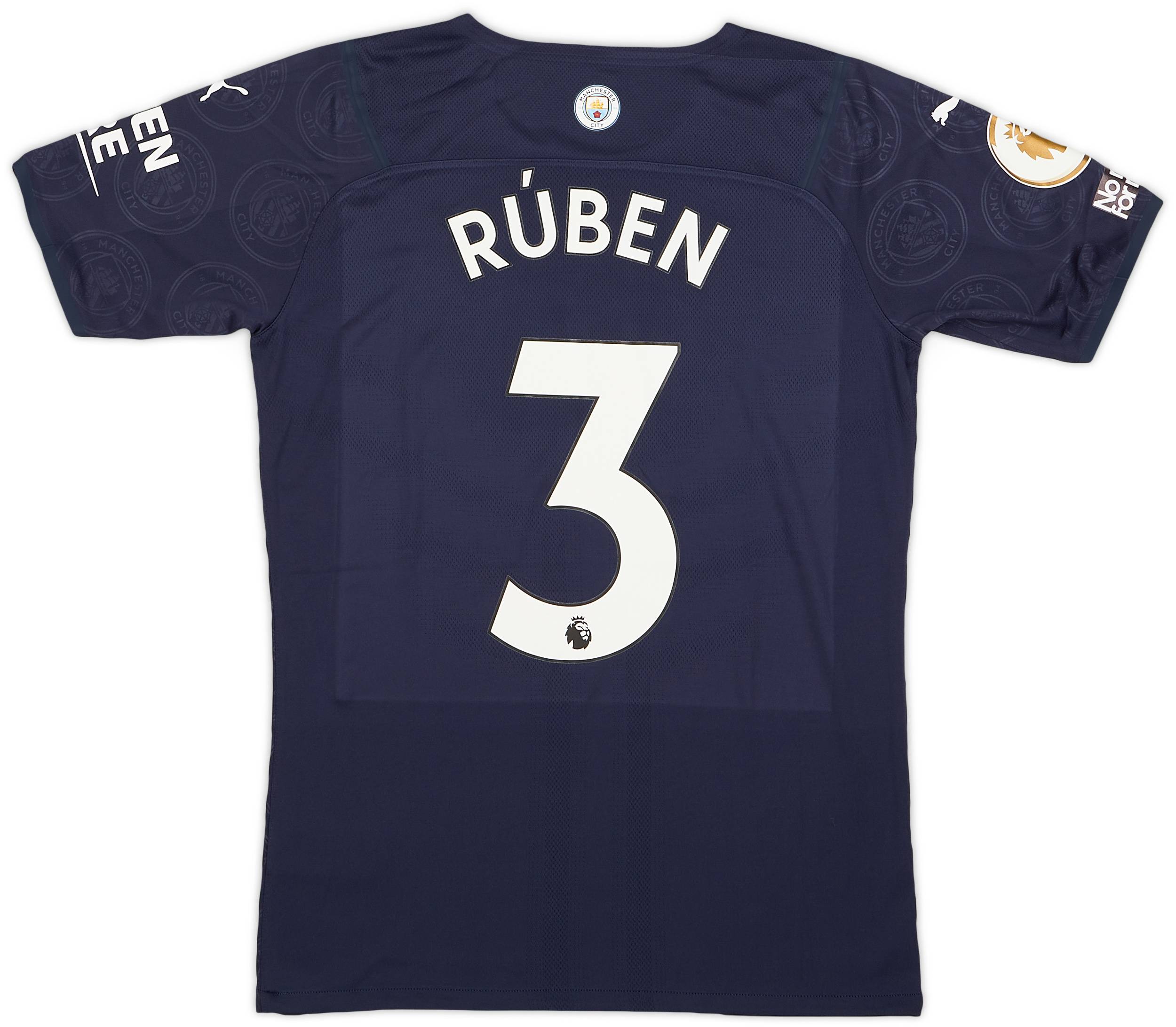2021-22 Manchester City Match Issue Third Shirt Ruben #3