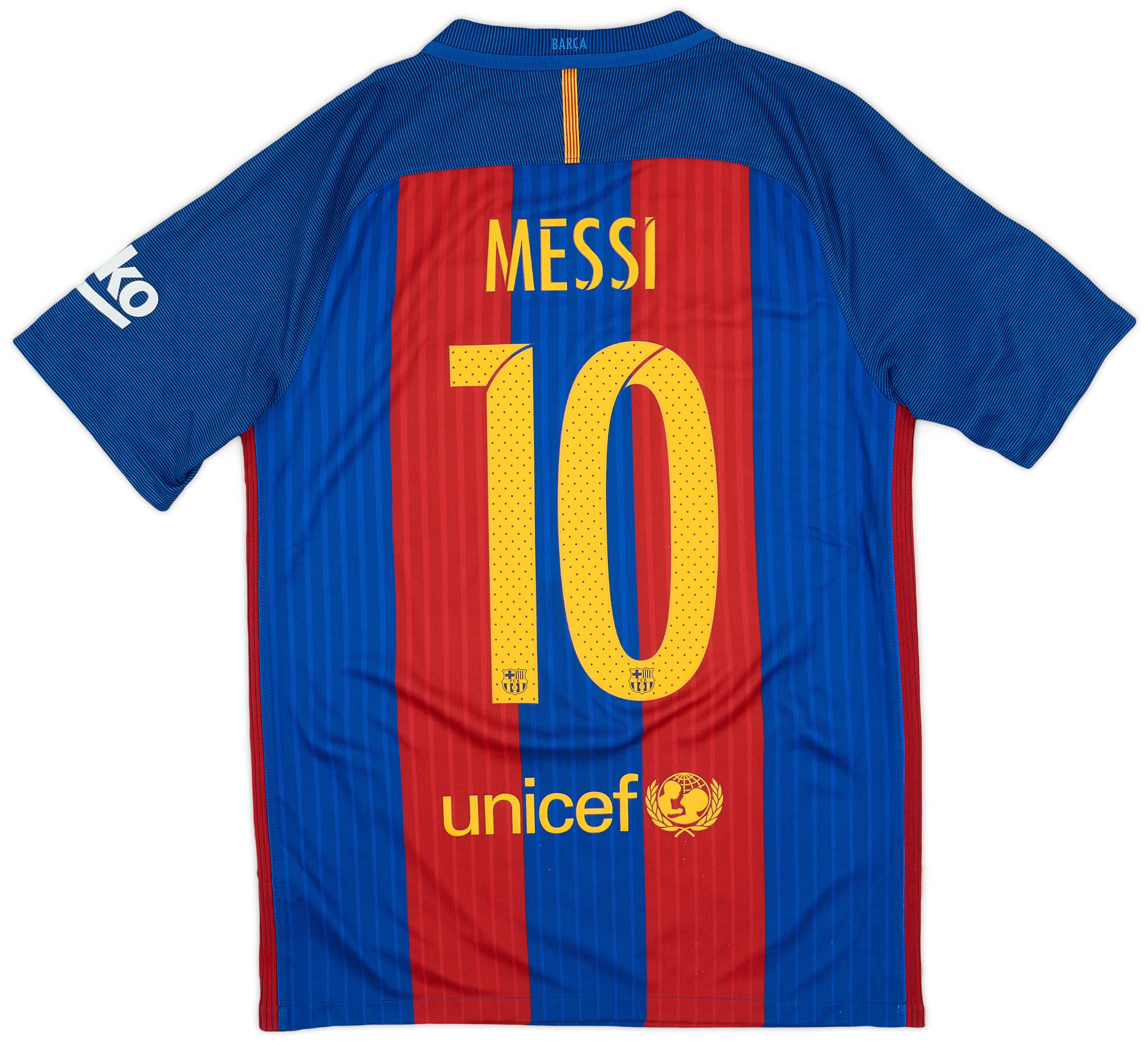 2016-17 Barcelona Home Shirt Messi #10 - 8/10 - (S)