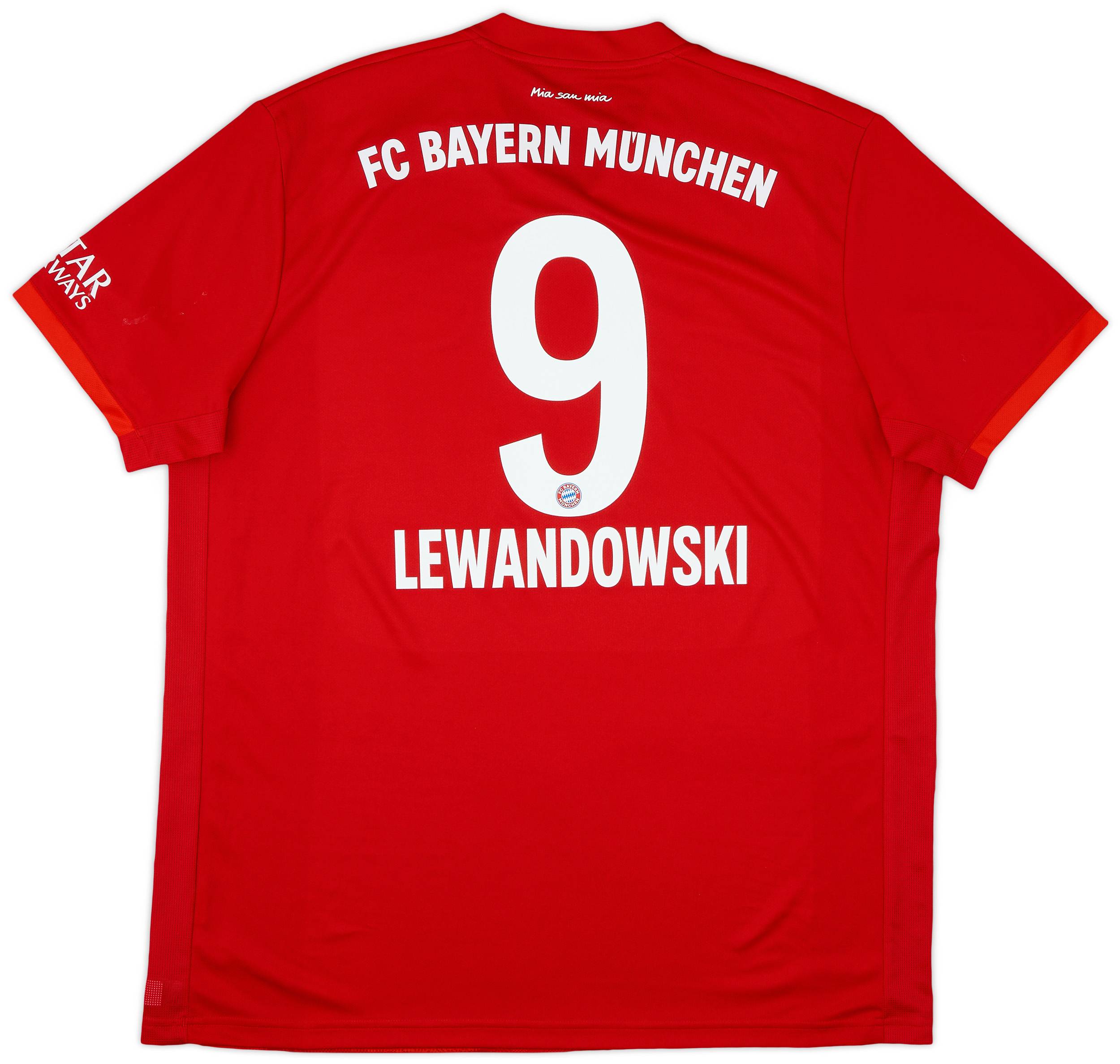 2019-20 Bayern Munich Home Shirt Lewandowski #9 - 8/10 - (XL)