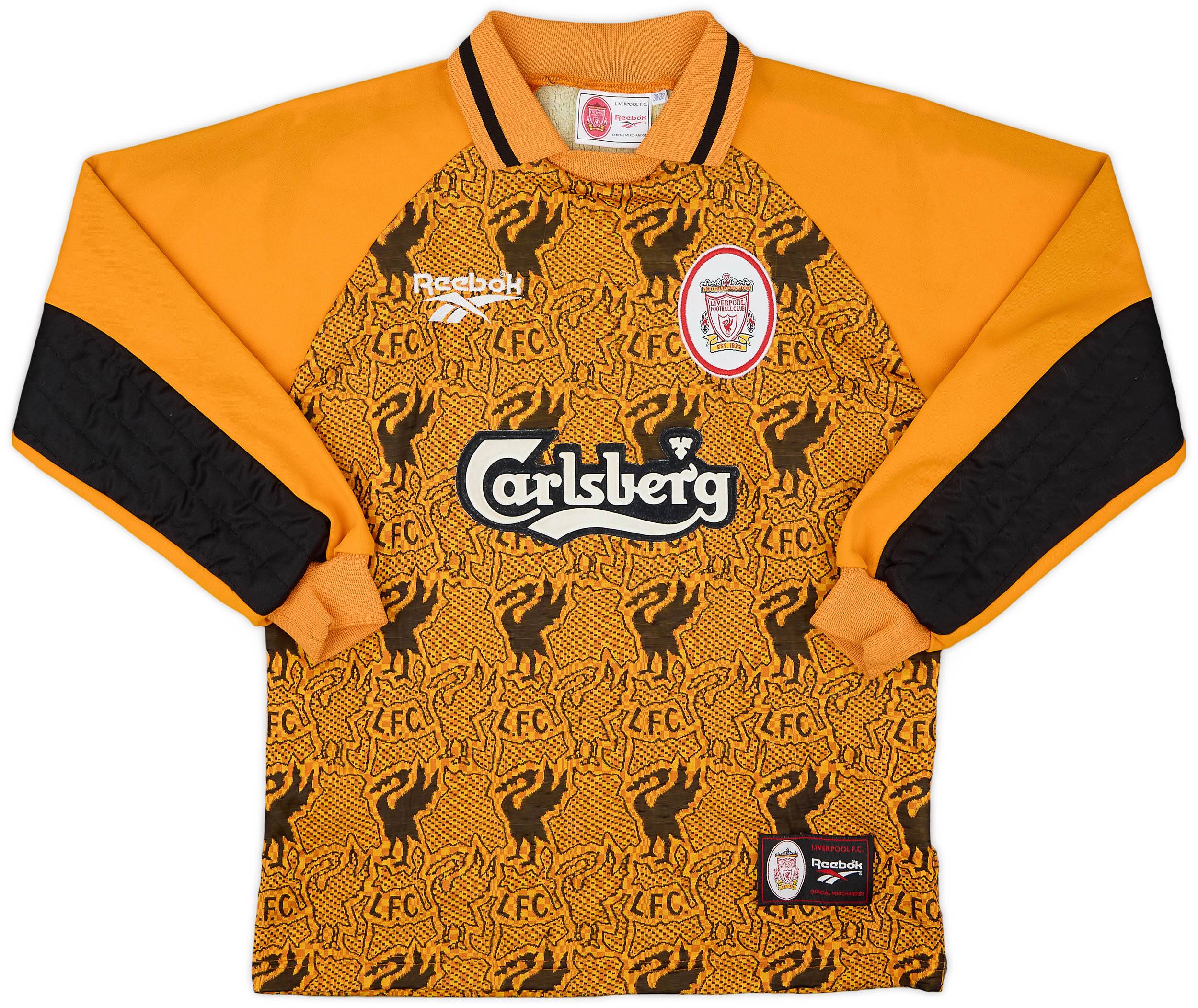 1996-97 Liverpool GK Shirt - 8/10 - (M.Boys)