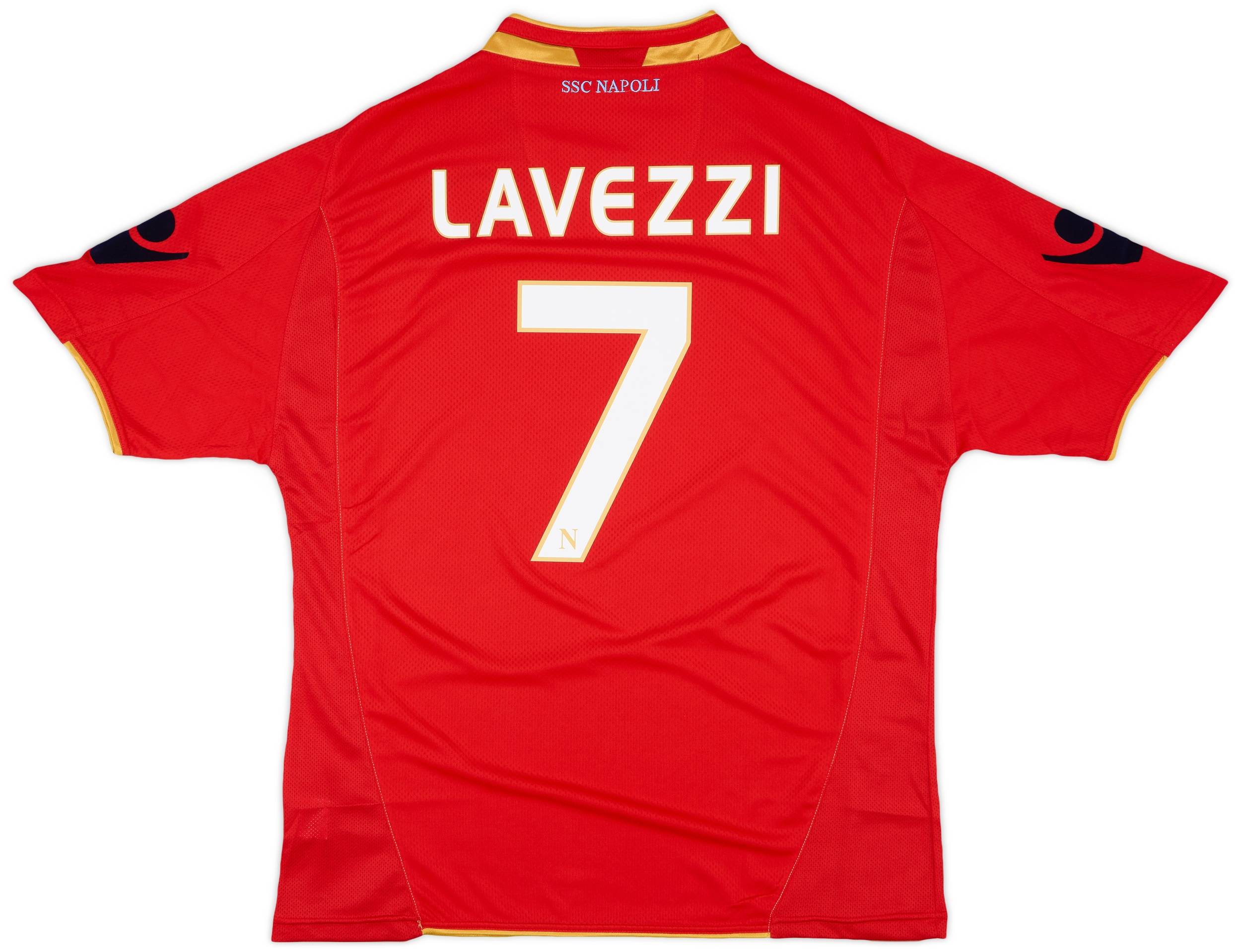 2009-10 Napoli Third Shirt Lavezzi #7 - 9/10 - (XL)