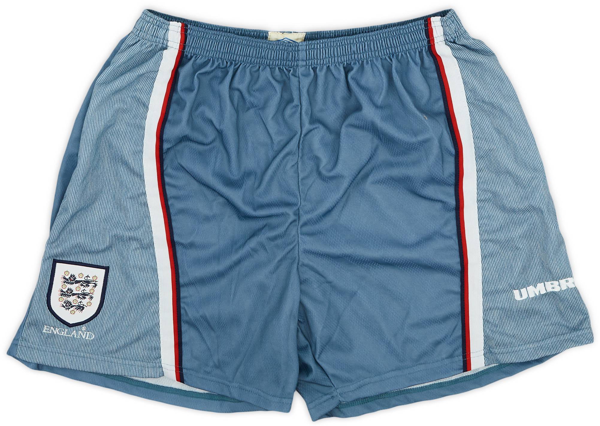 1996 97 England Away Shorts 8 10 XL