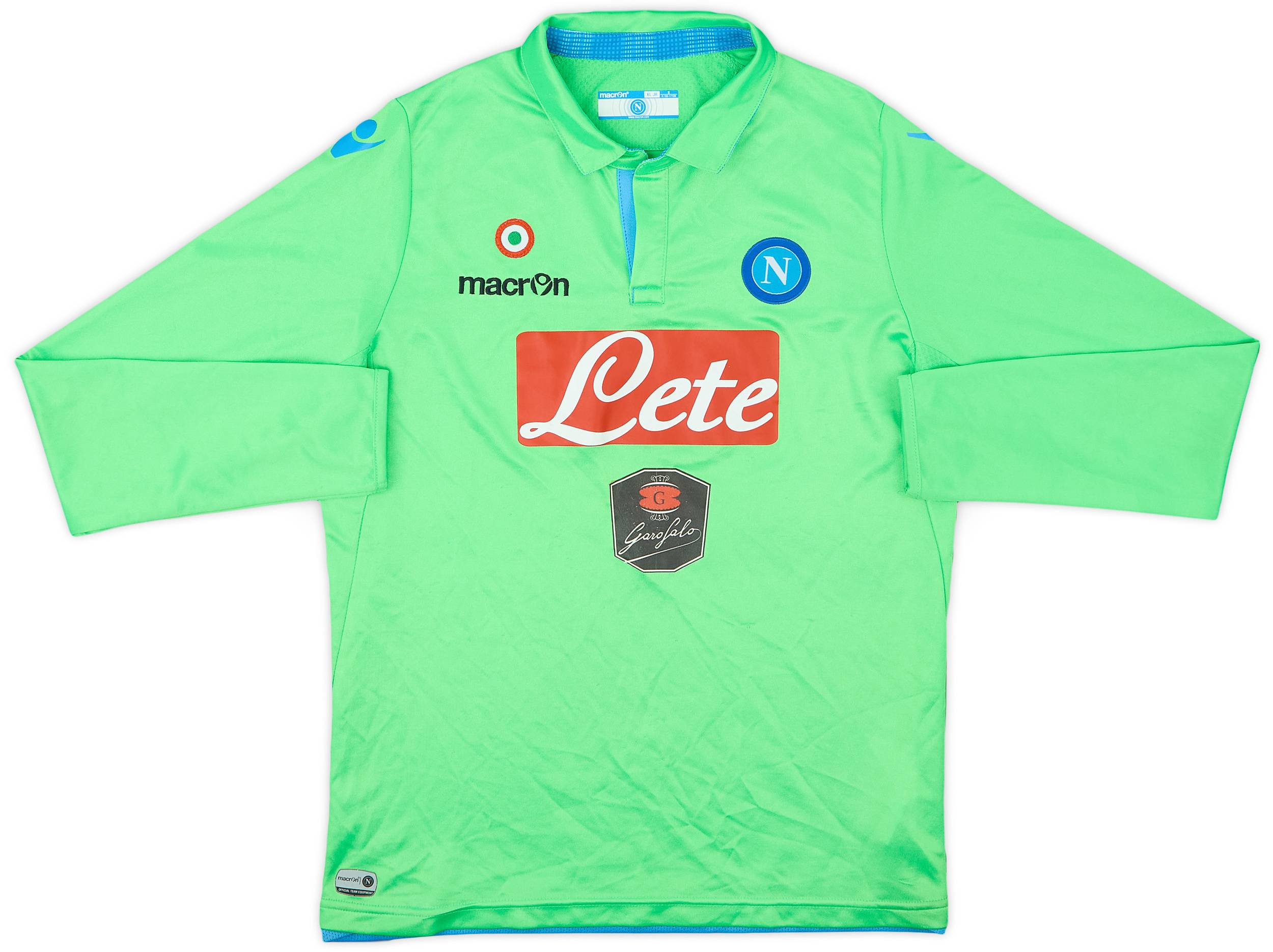 2015-16 Napoli GK Shirt - 6/10 - (XL.Boys)