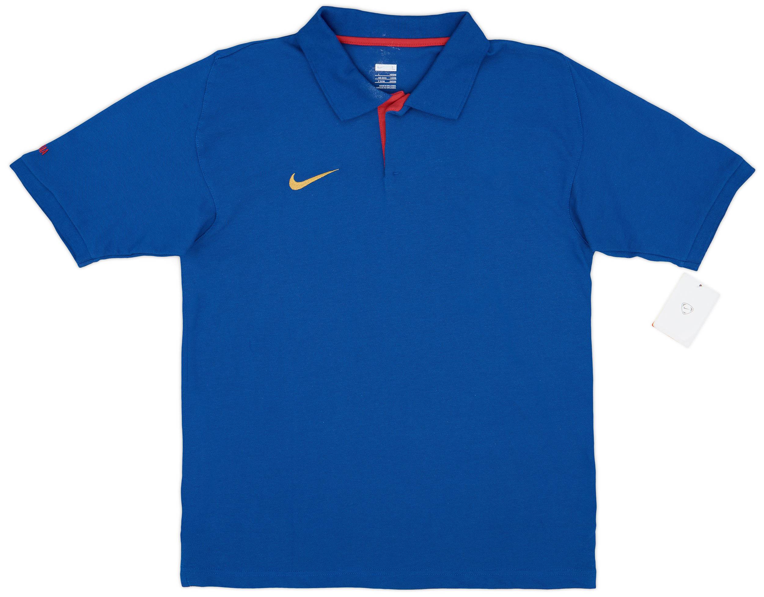 2007-08 Serbia Nike Polo T-Shirt - 9/10