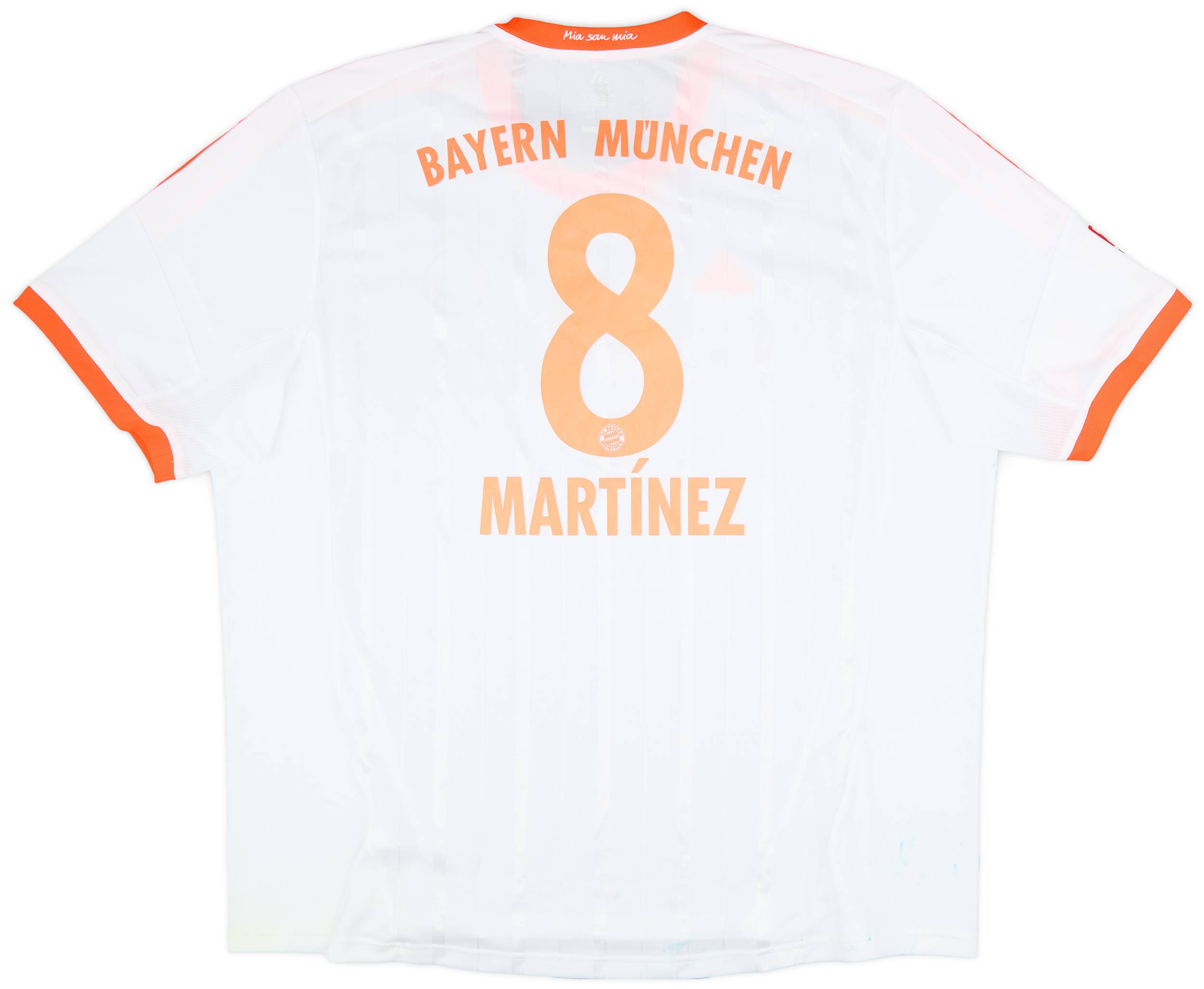 2012-13 Bayern Munich Away Shirt Martinez #8 - 5/10 - (3XL)