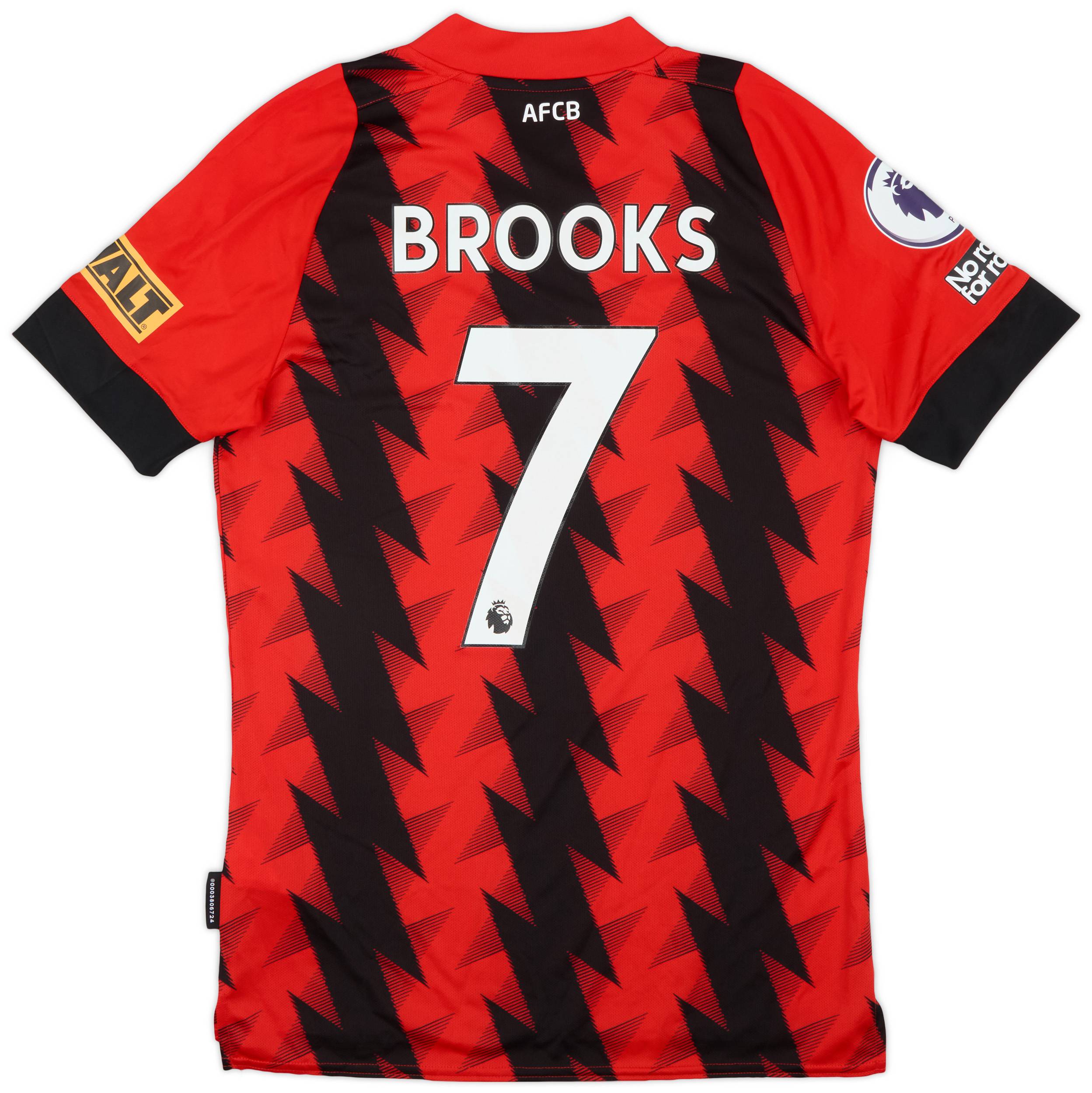 2022-23 Bournemouth Match Issue Home Shirt Brooks #7