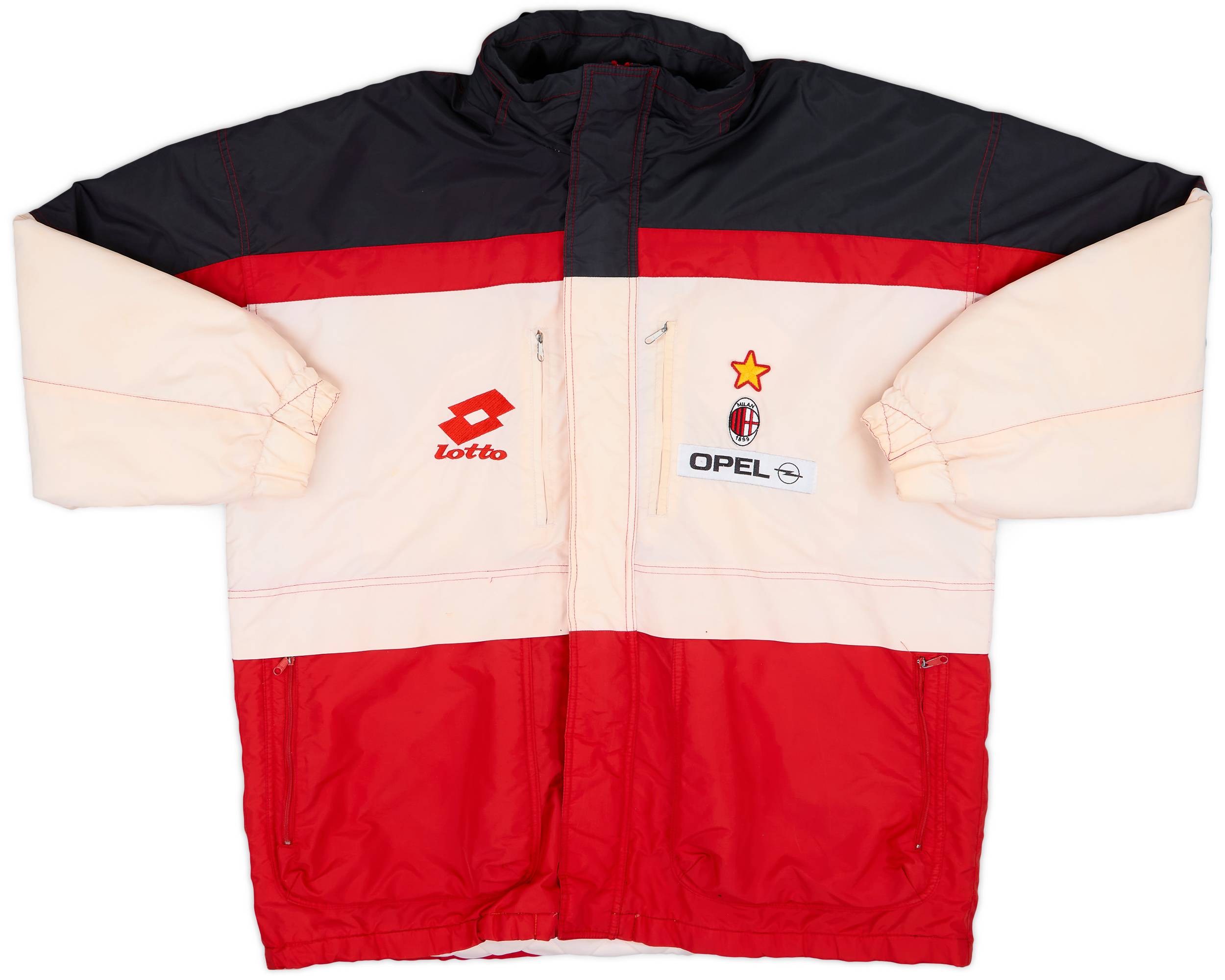 1994-95 AC Milan Lotto Padded Bench Coat - 6/10 - (M)