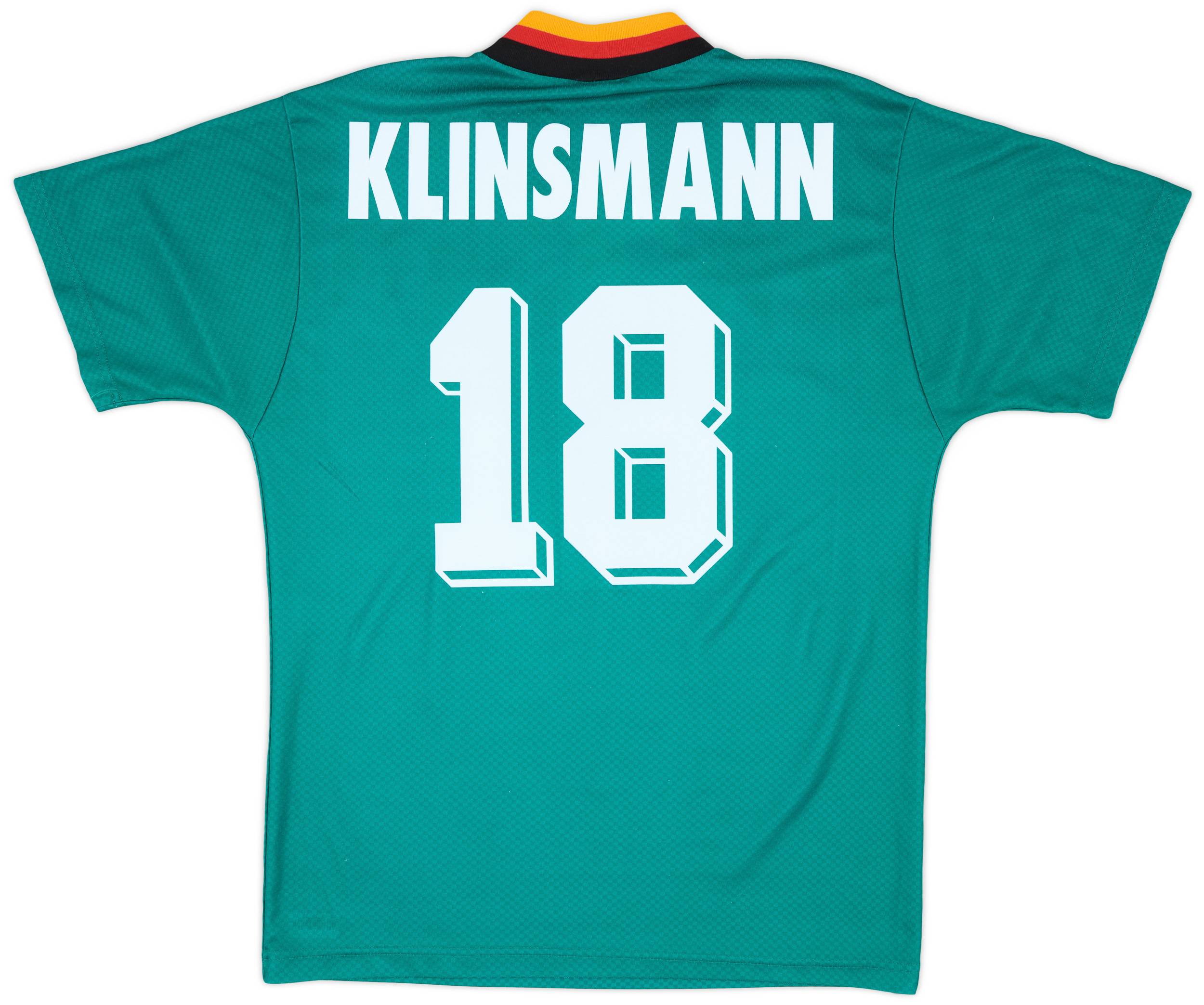 1994-96 Germany Away Shirt Klinsmann #18 - 8/10 - (M)