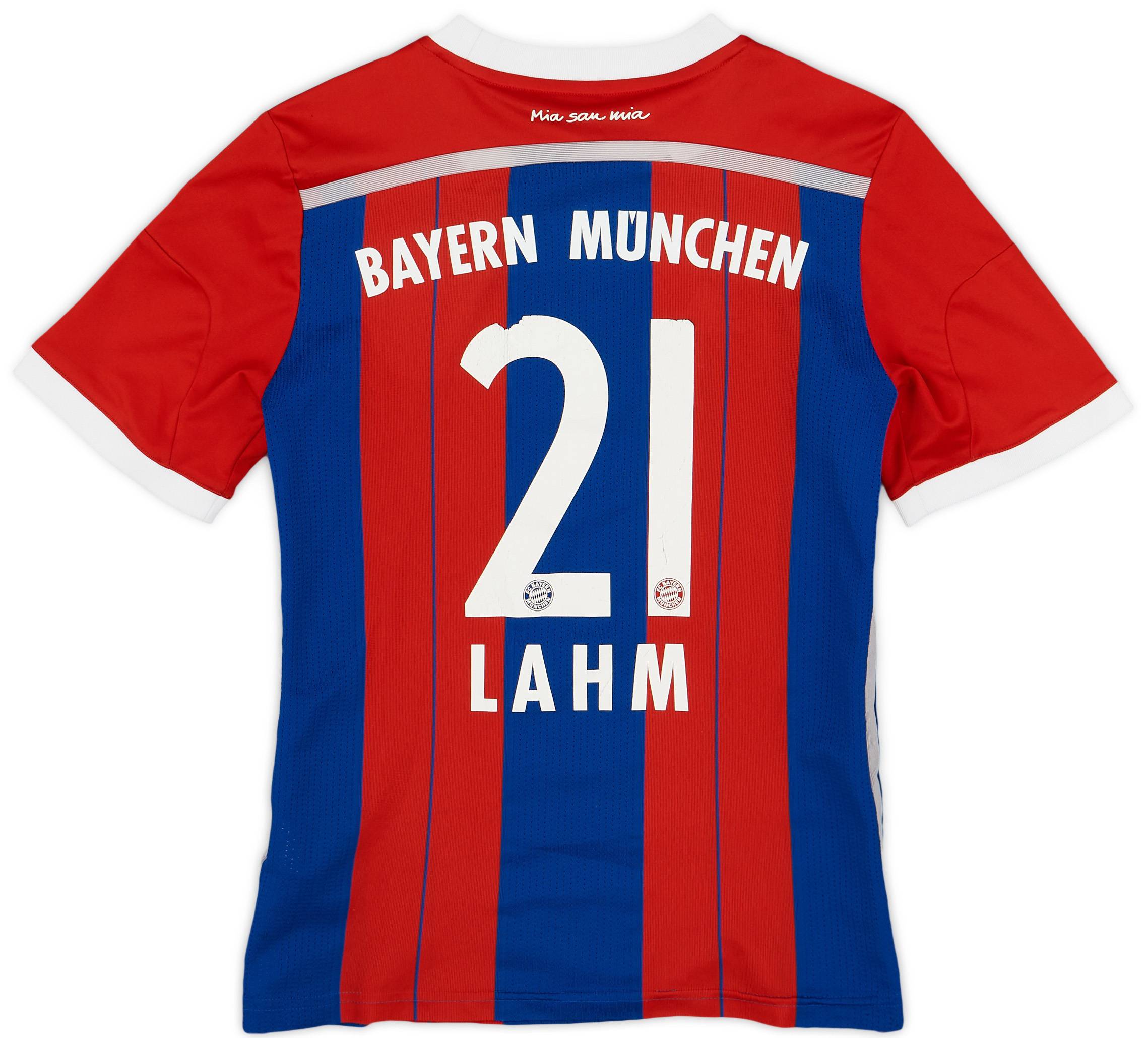 2014-15 Bayern Munich Home Shirt Lahm #21 - 6/10 - (M.Boys)