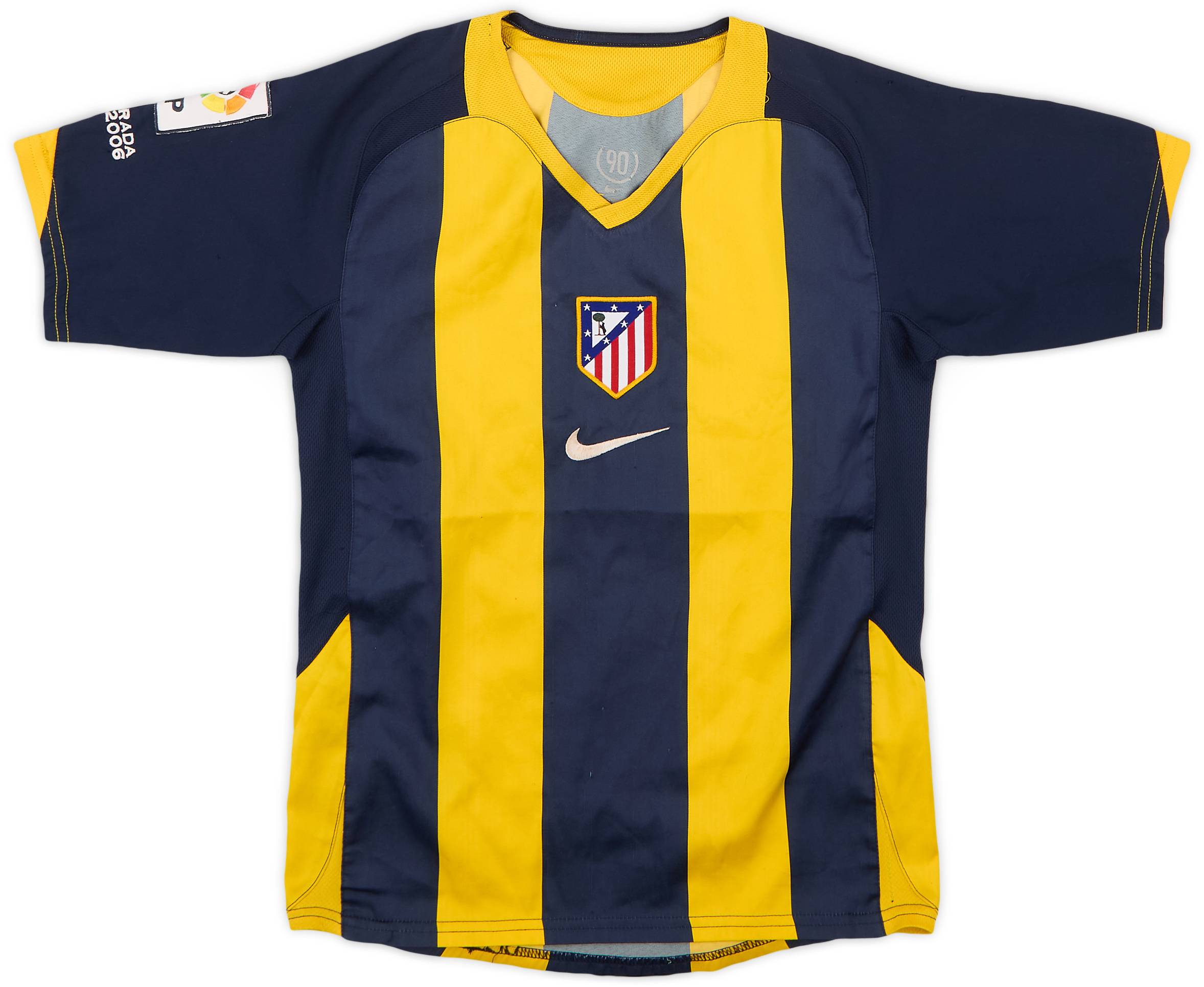 2005-06 Atletico Madrid Away Shirt - 5/10 - (M.Boys)