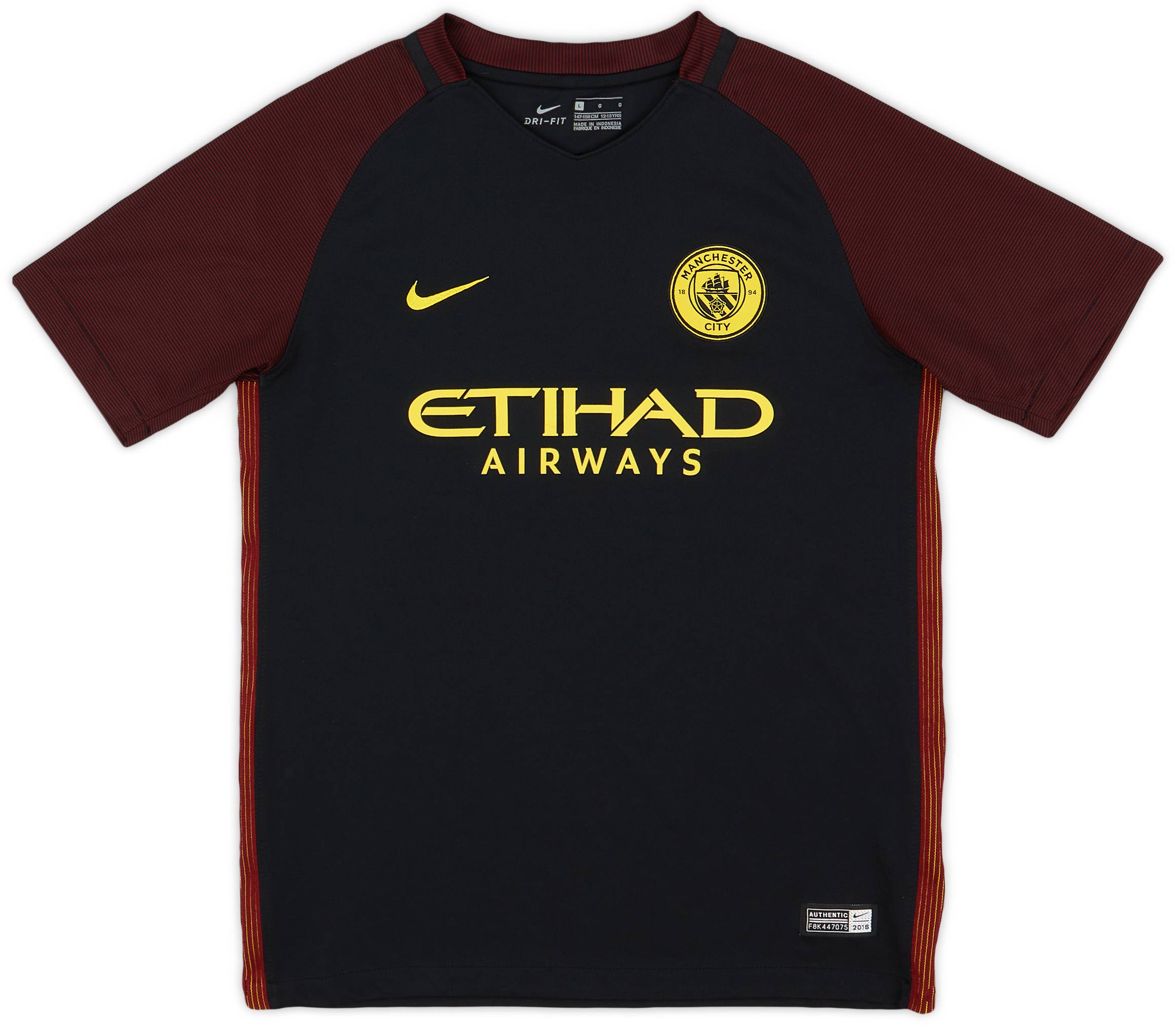 2016-17 Manchester City Away Shirt - 8/10 - (L.Boys)