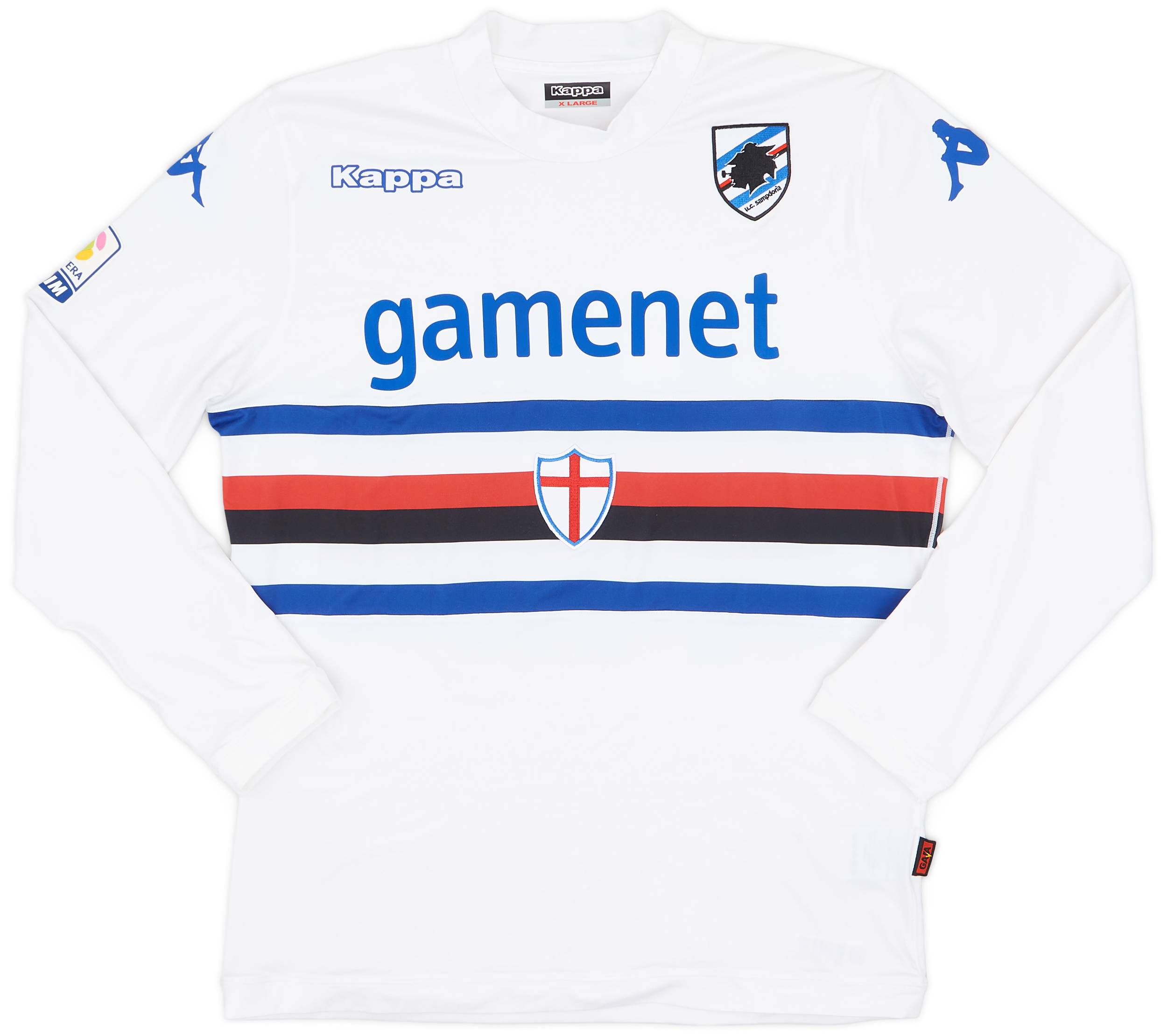 2013-14 Sampdoria Primavera Match Issue Away Shirt #18