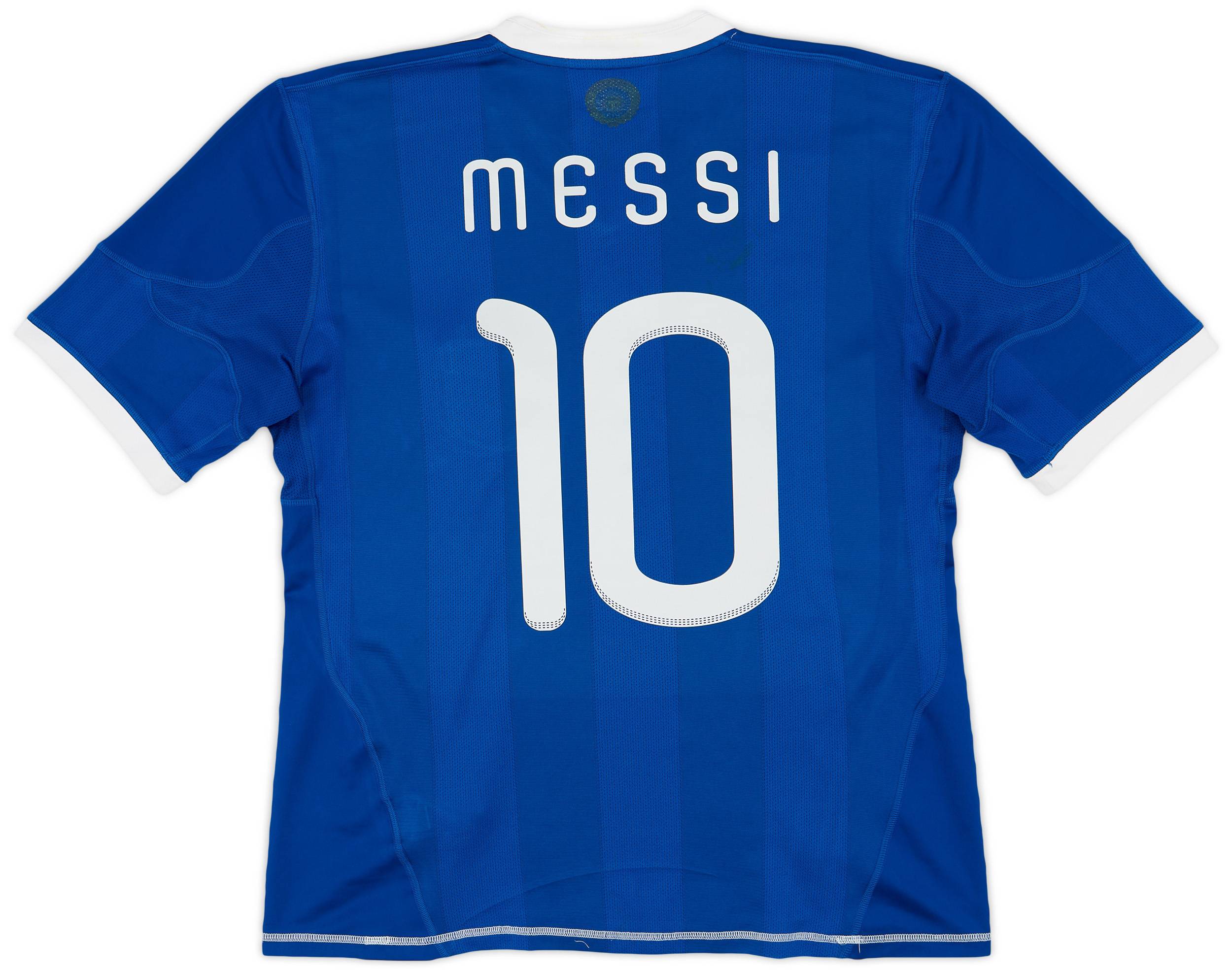 2010-11 Argentina Away Shirt Messi #10 - 8/10 - (M)