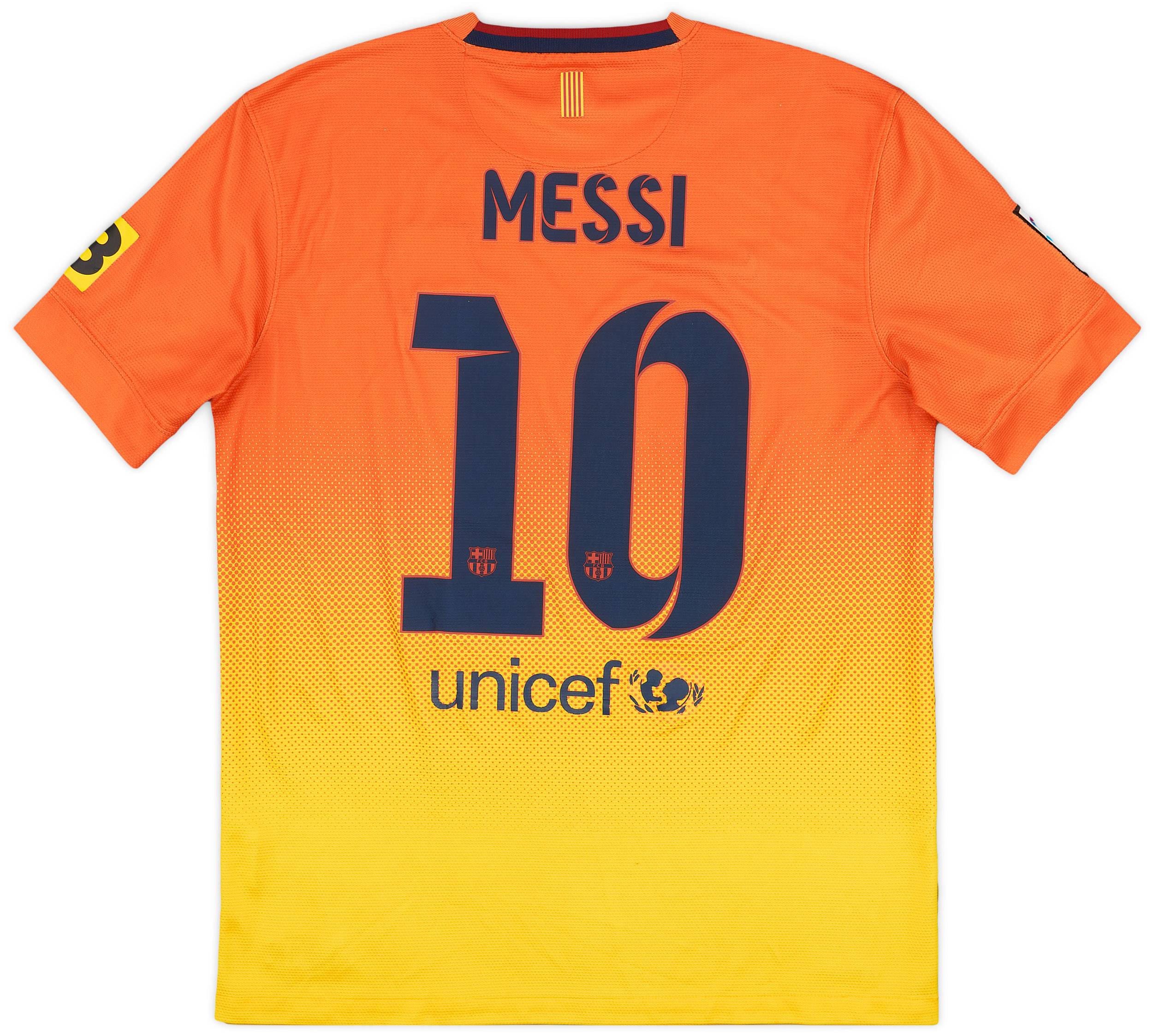 2012-13 Barcelona Away Shirt Messi #10 - 4/10 - (L)