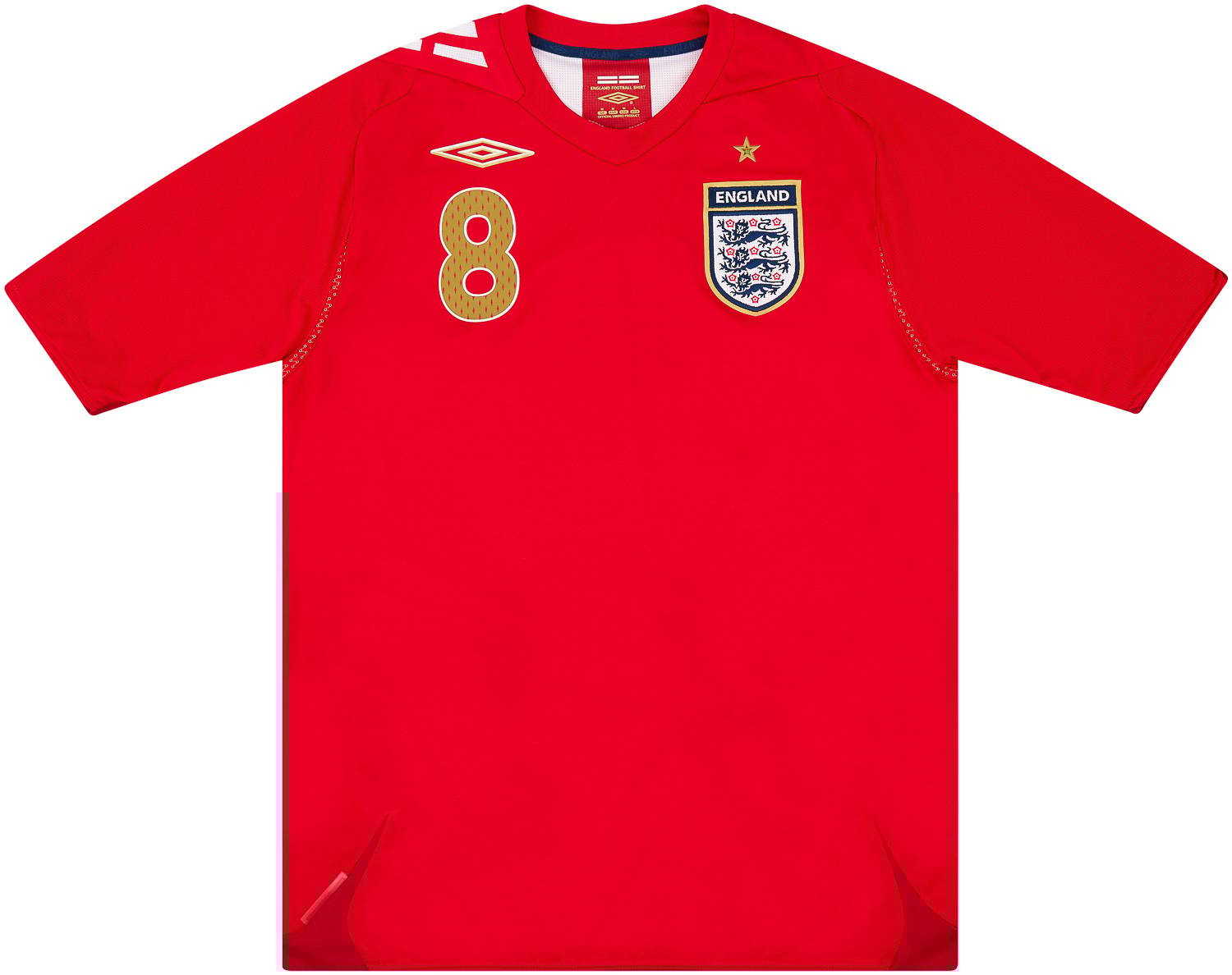2006-08 England Away Shirt Lampard #8