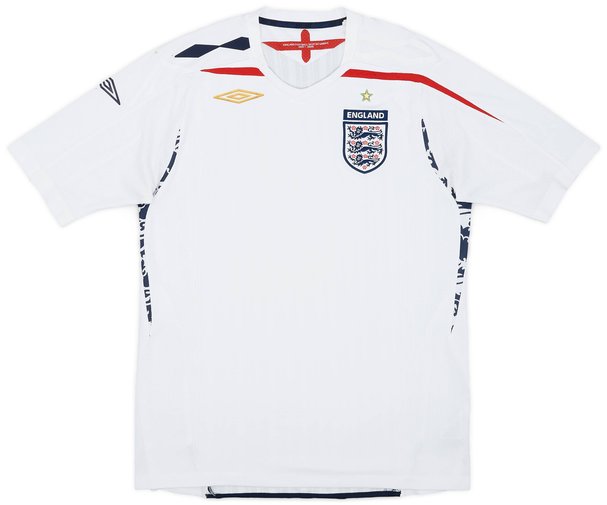 2007-09 England Home Shirt - 6/10 - (M)