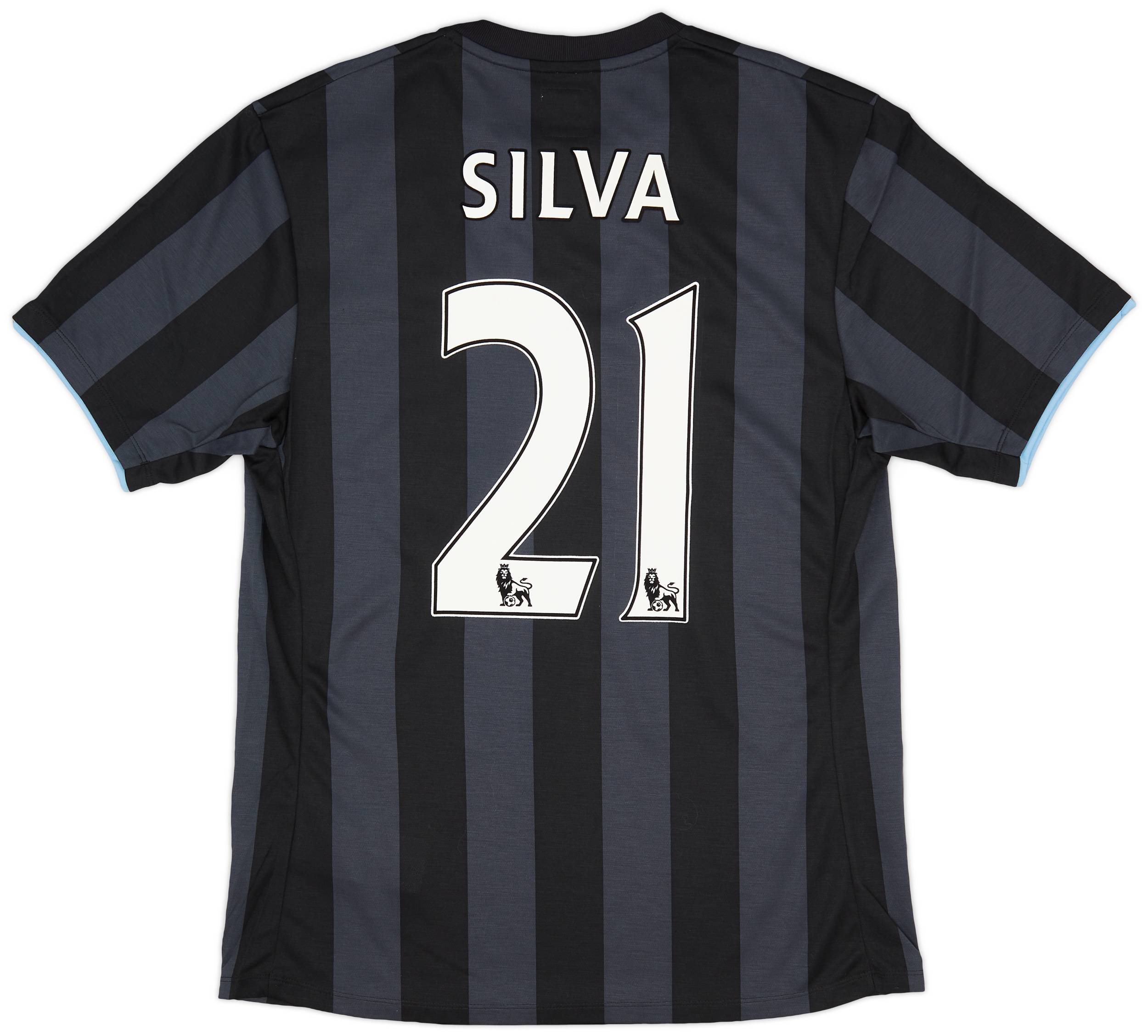2012-13 Manchester City Third Shirt Silva #21 (M)