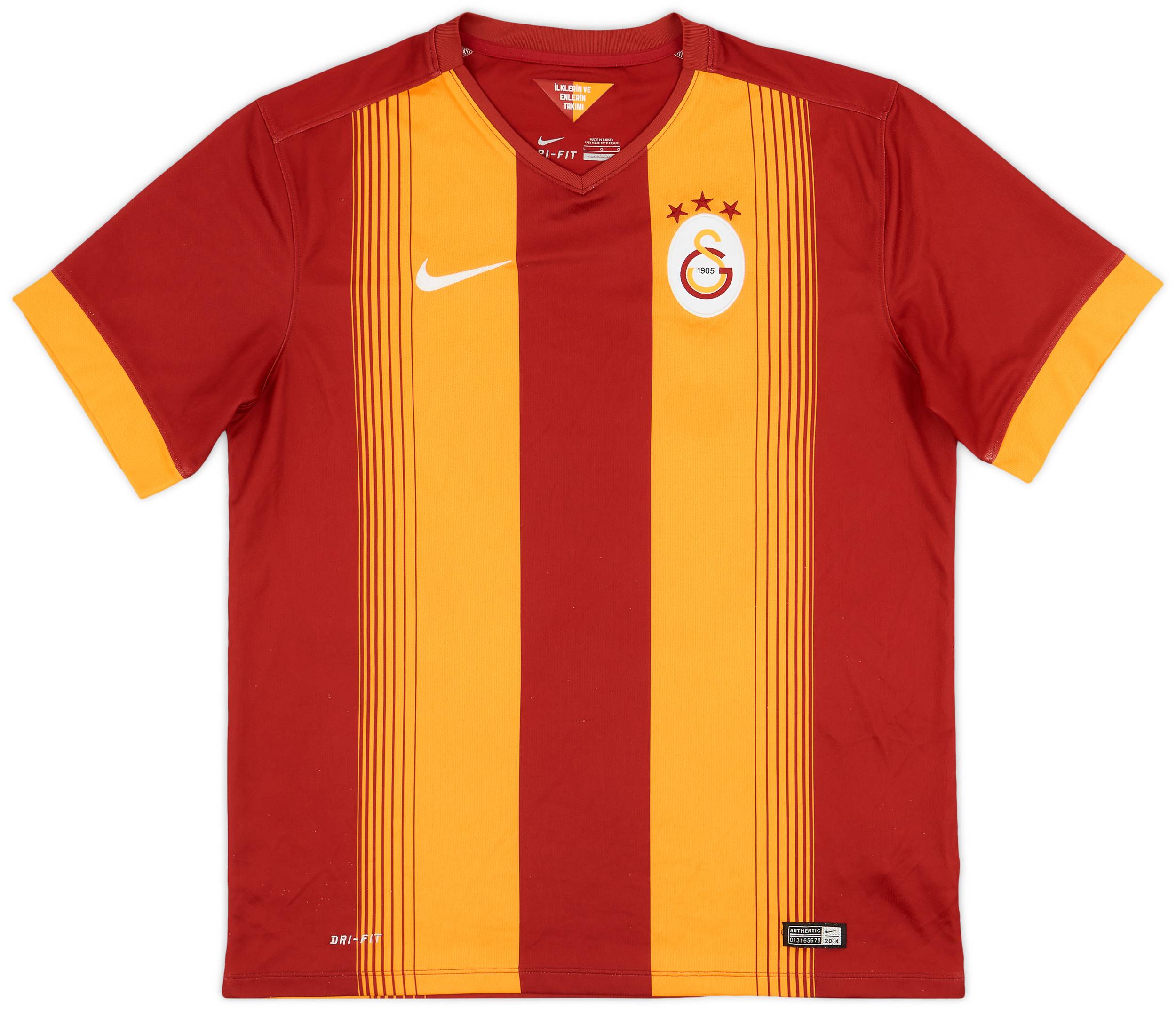 2014-15 Galatasaray Home Shirt - 8/10 - (L)