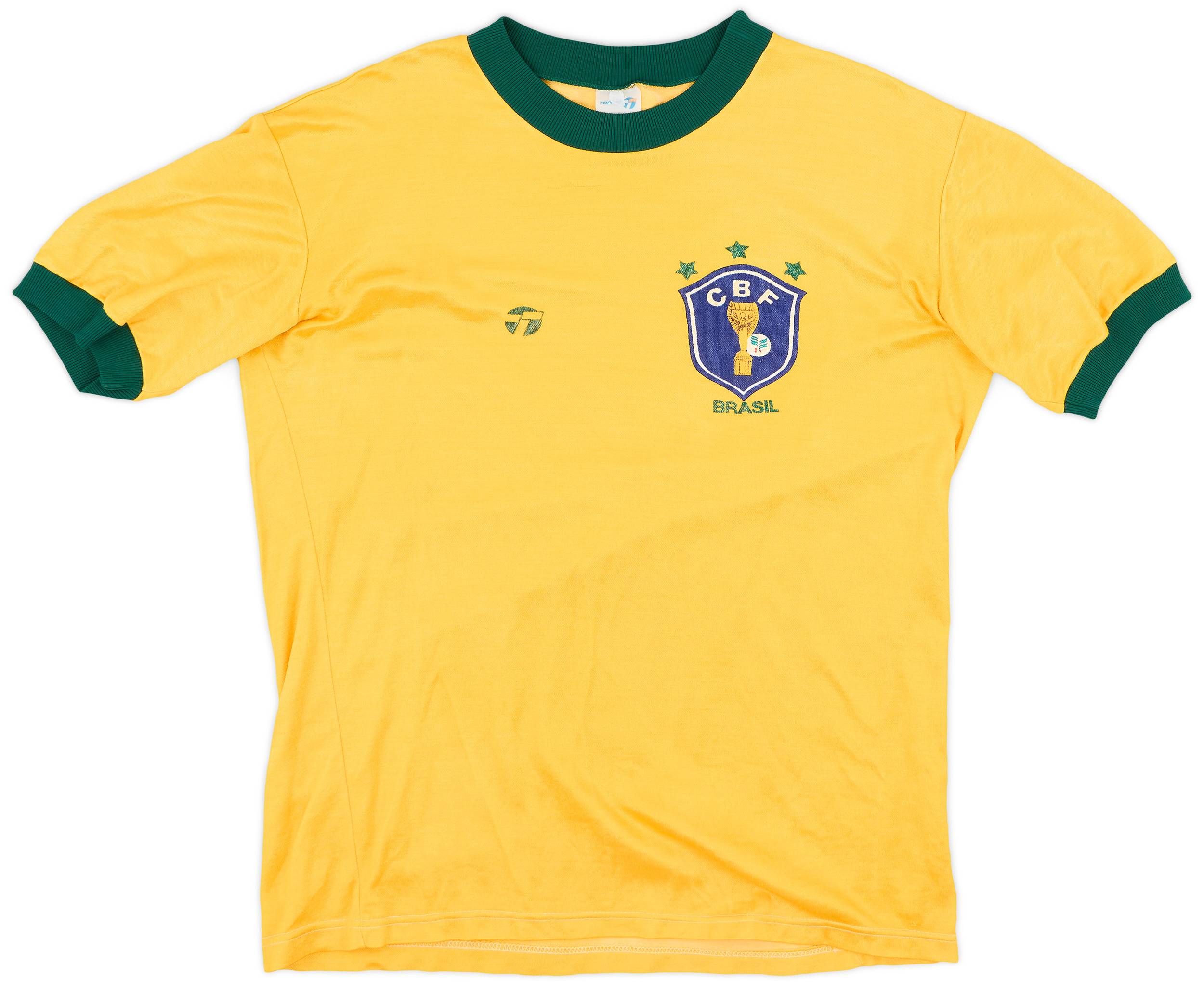 1982-85 Brazil Home Shirt - 8/10 - (M)