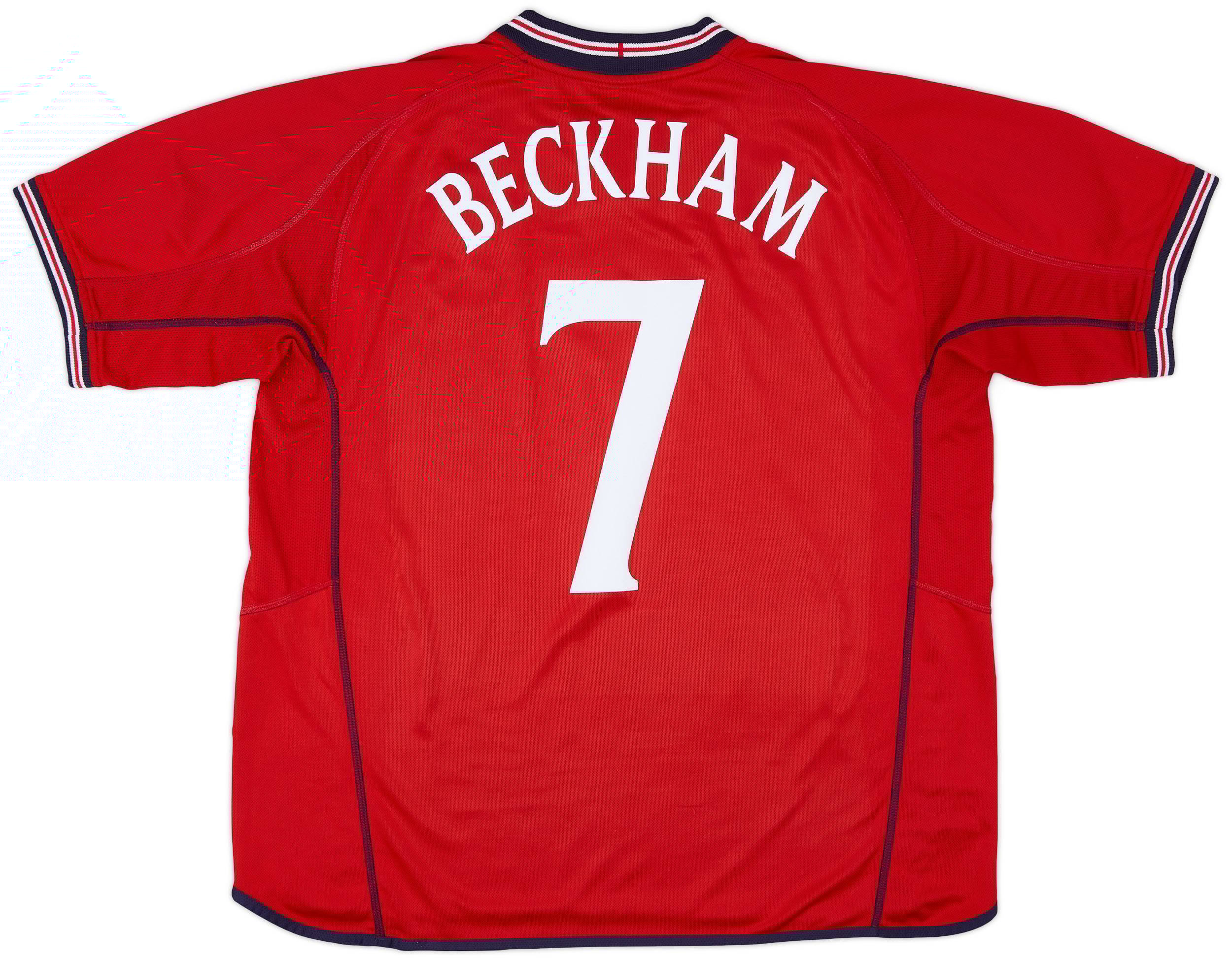 驚きの価格 Shirt Away England 2002-04 Beckham (XL) - 6/10 - #7 ウェア