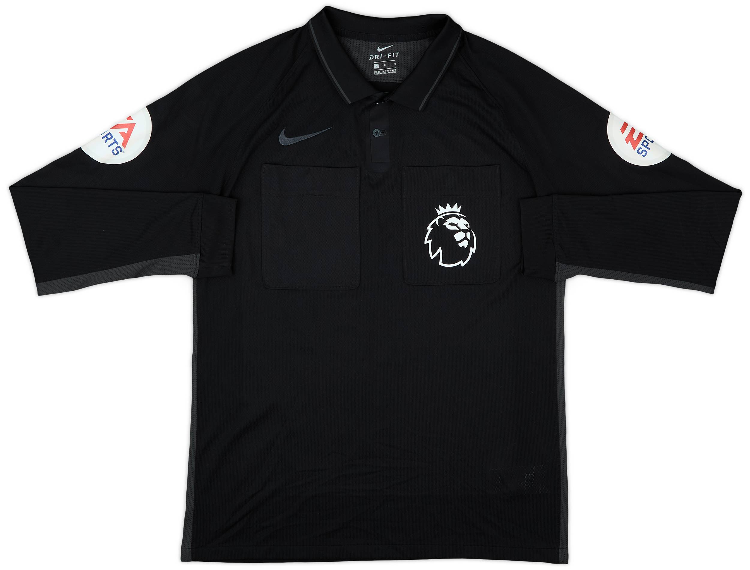 2018-19 Premier League Nike Referee L/S Shirt - 10/10 - (L)