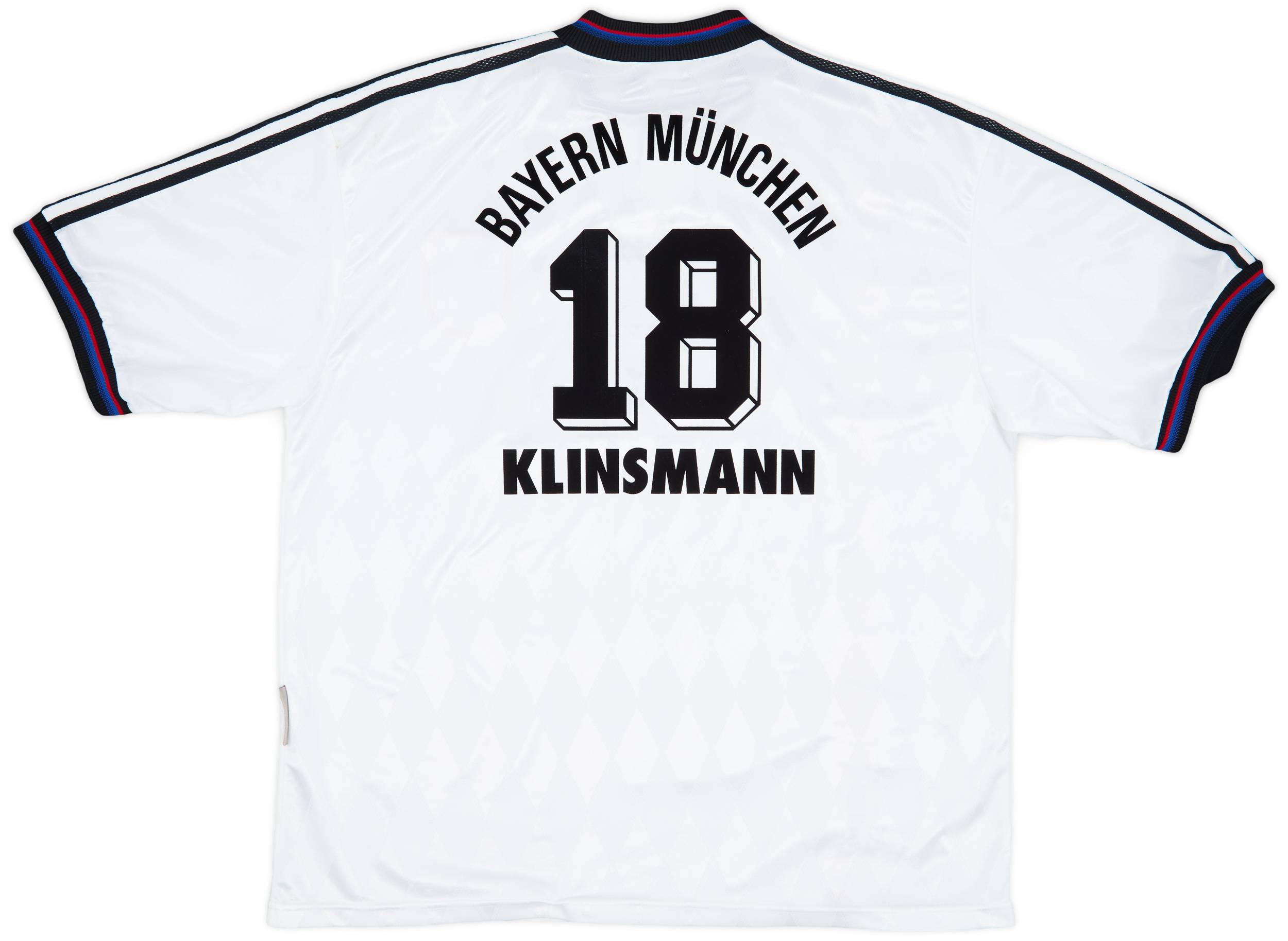 1996-98 Bayern Munich Away Shirt Klinsmann #18 - 9/10 - (XXL)