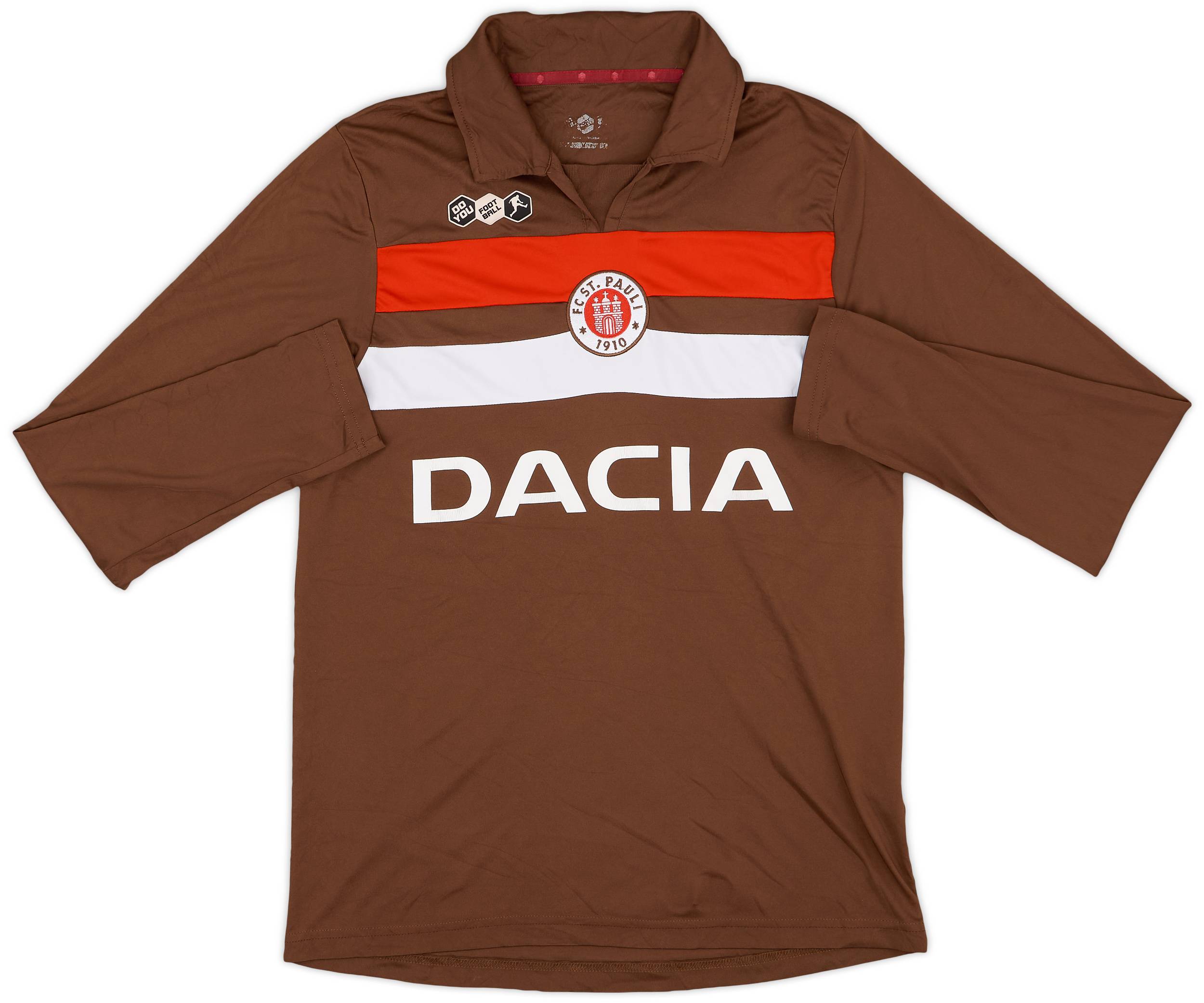 2009-10 St Pauli Home L/S Shirt - 7/10 - (M)
