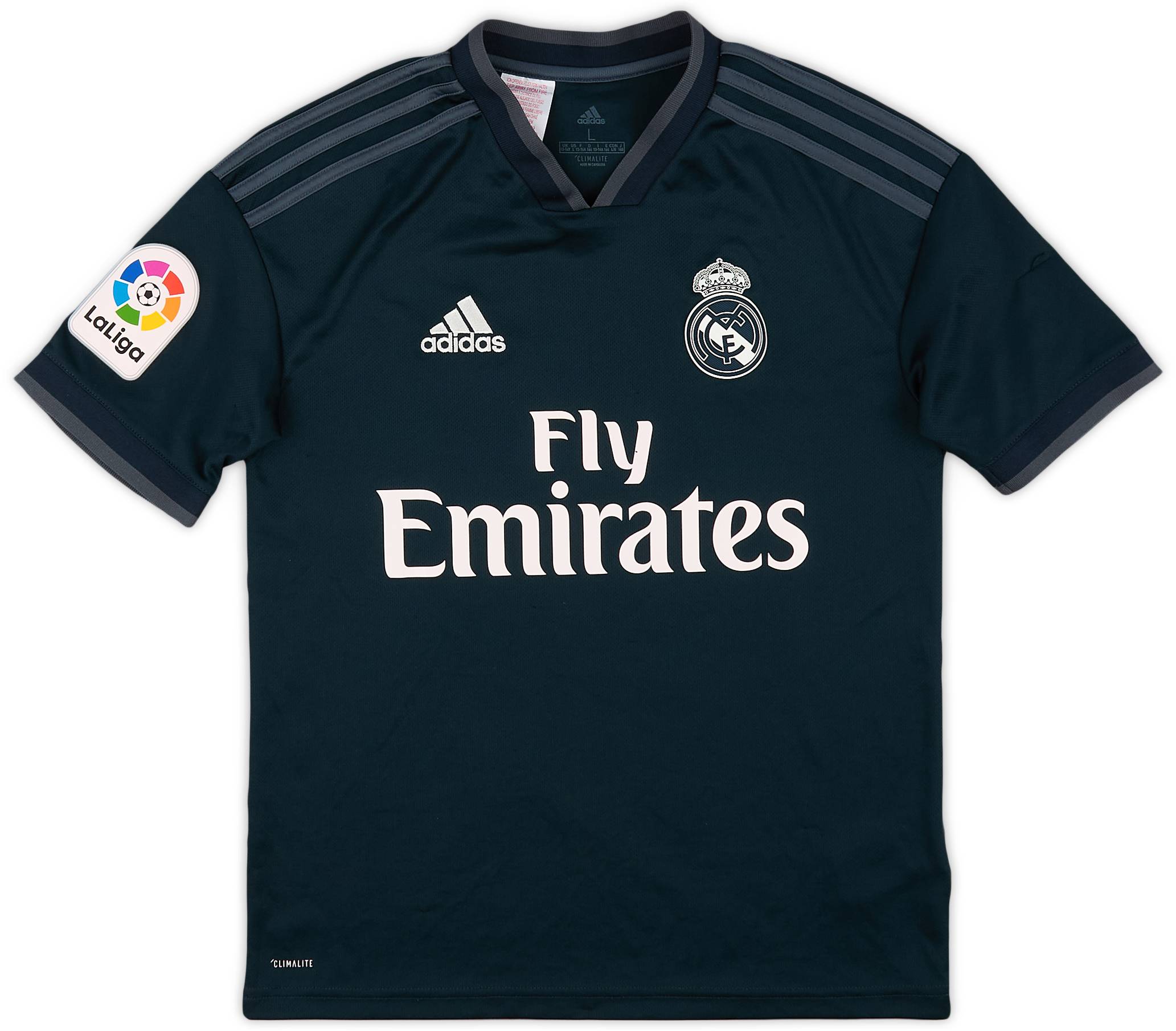 2018-19 Real Madrid Away Shirt - 7/10 - (L.Boys)
