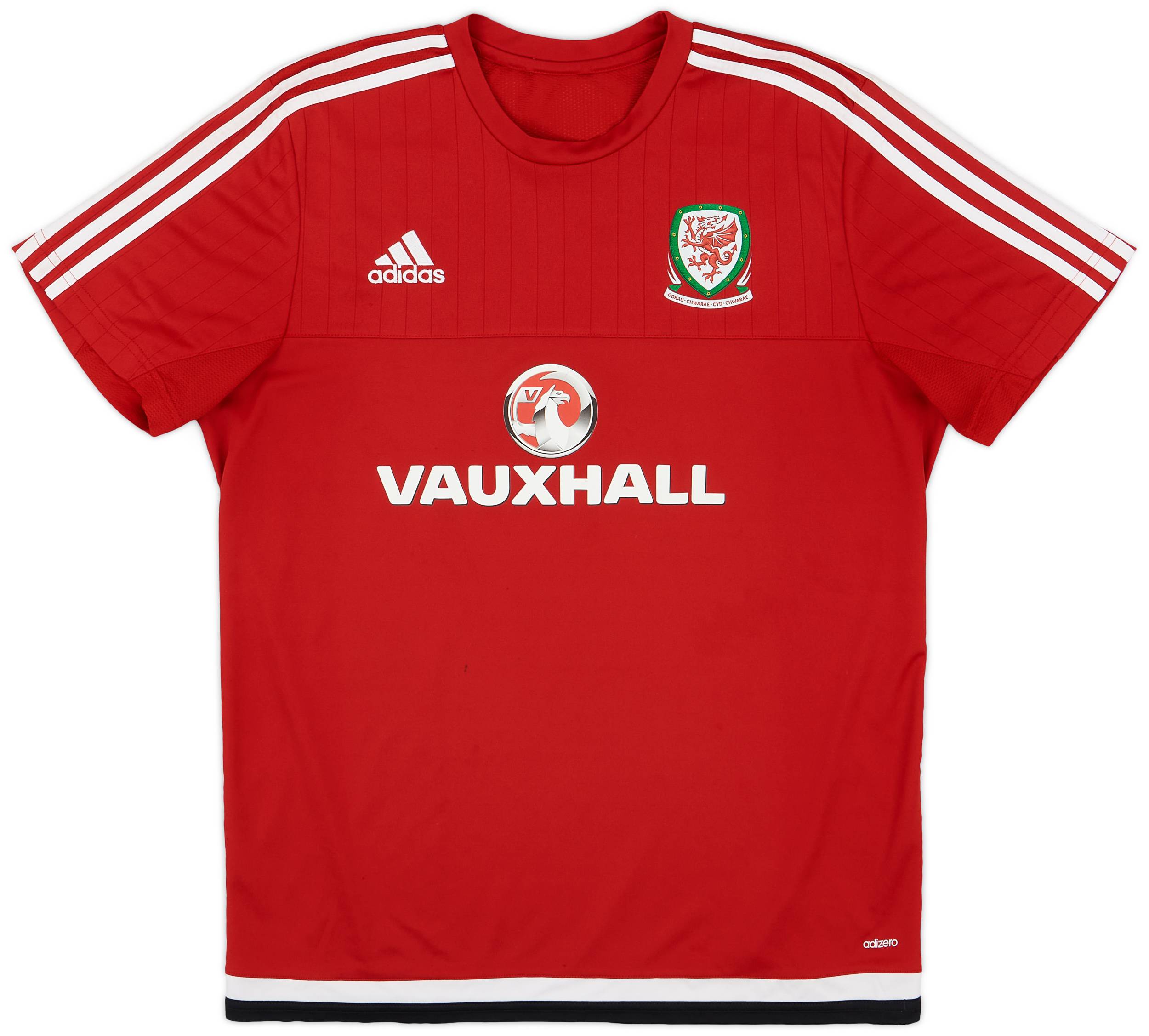 2015-16 Wales adidas Training Shirt - As New