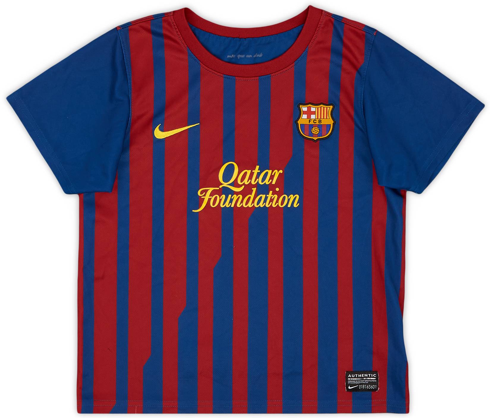 2011-12 Barcelona Home Shirt - 6/10 - (S.Boys)