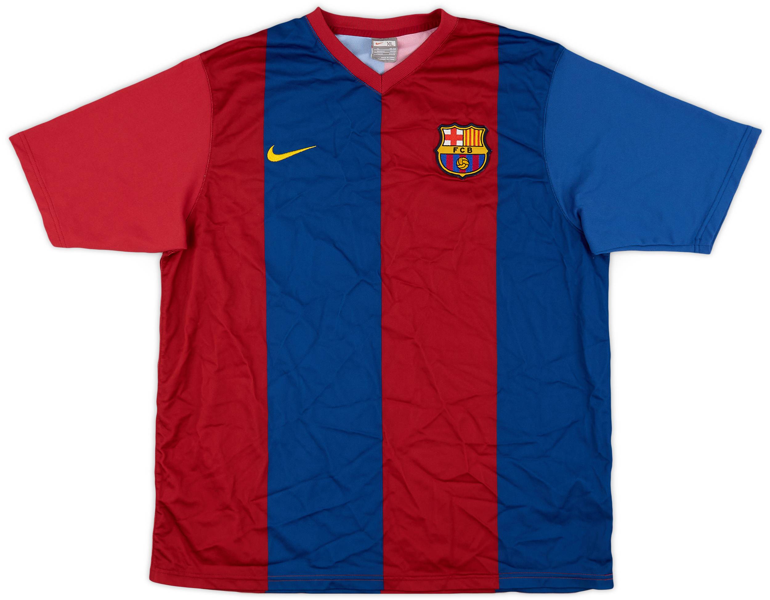 2006-07 Barcelona Basic Home Shirt - 9/10 - (XL)