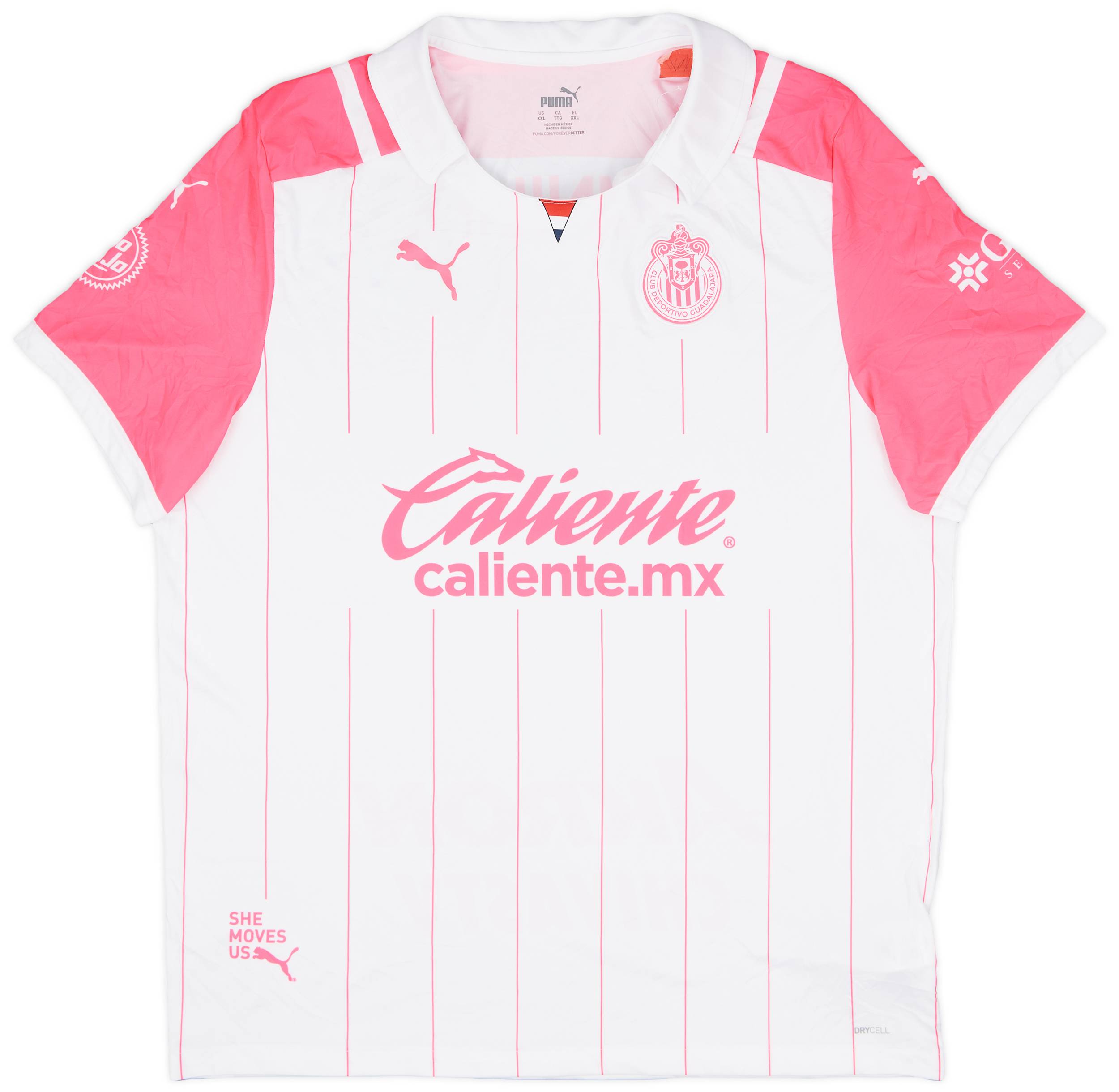 2021-22 Chivas Guadalajara 'Pink October' Fourth Shirt - 8/10 - (XXL)