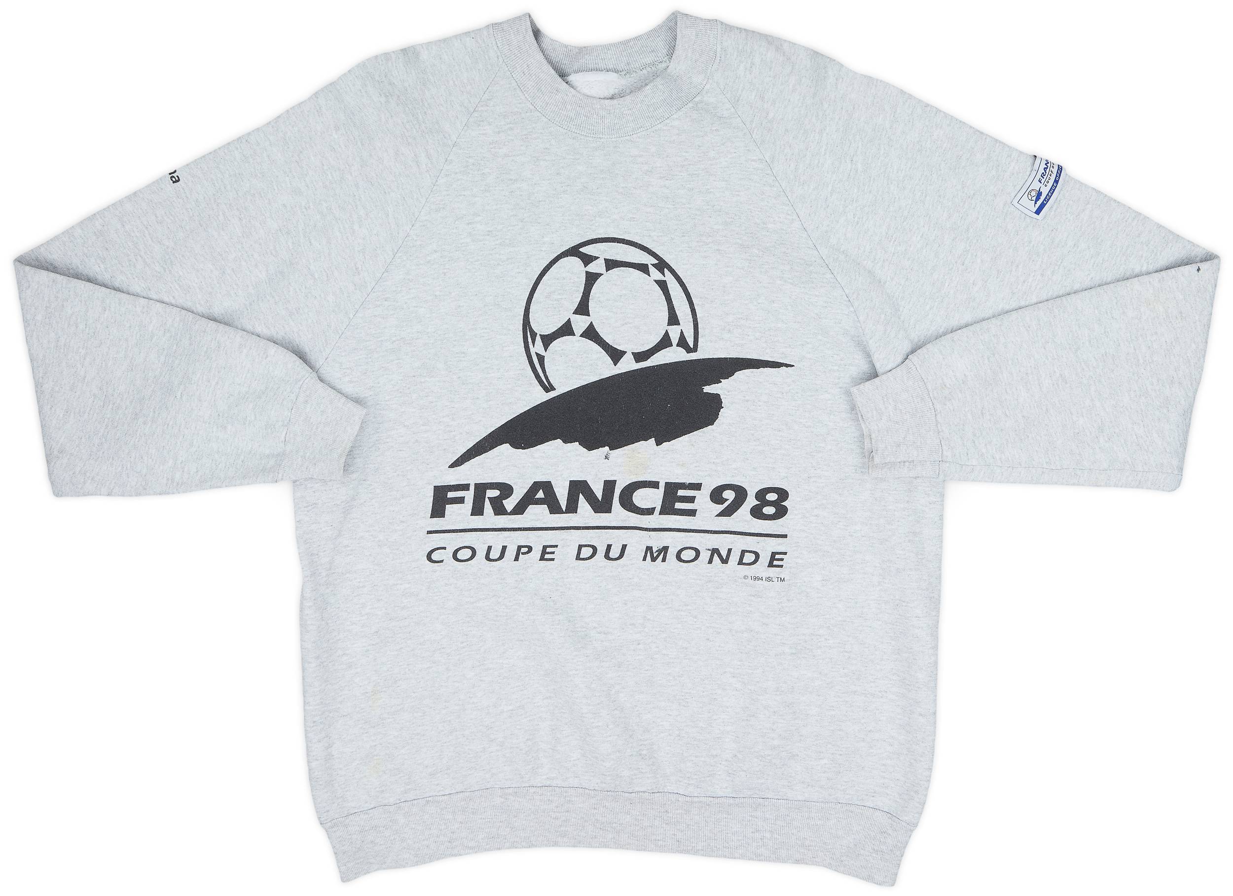 1998 France adidas 'Coupe du Monde' Sweat Top - 6/10 - (L)