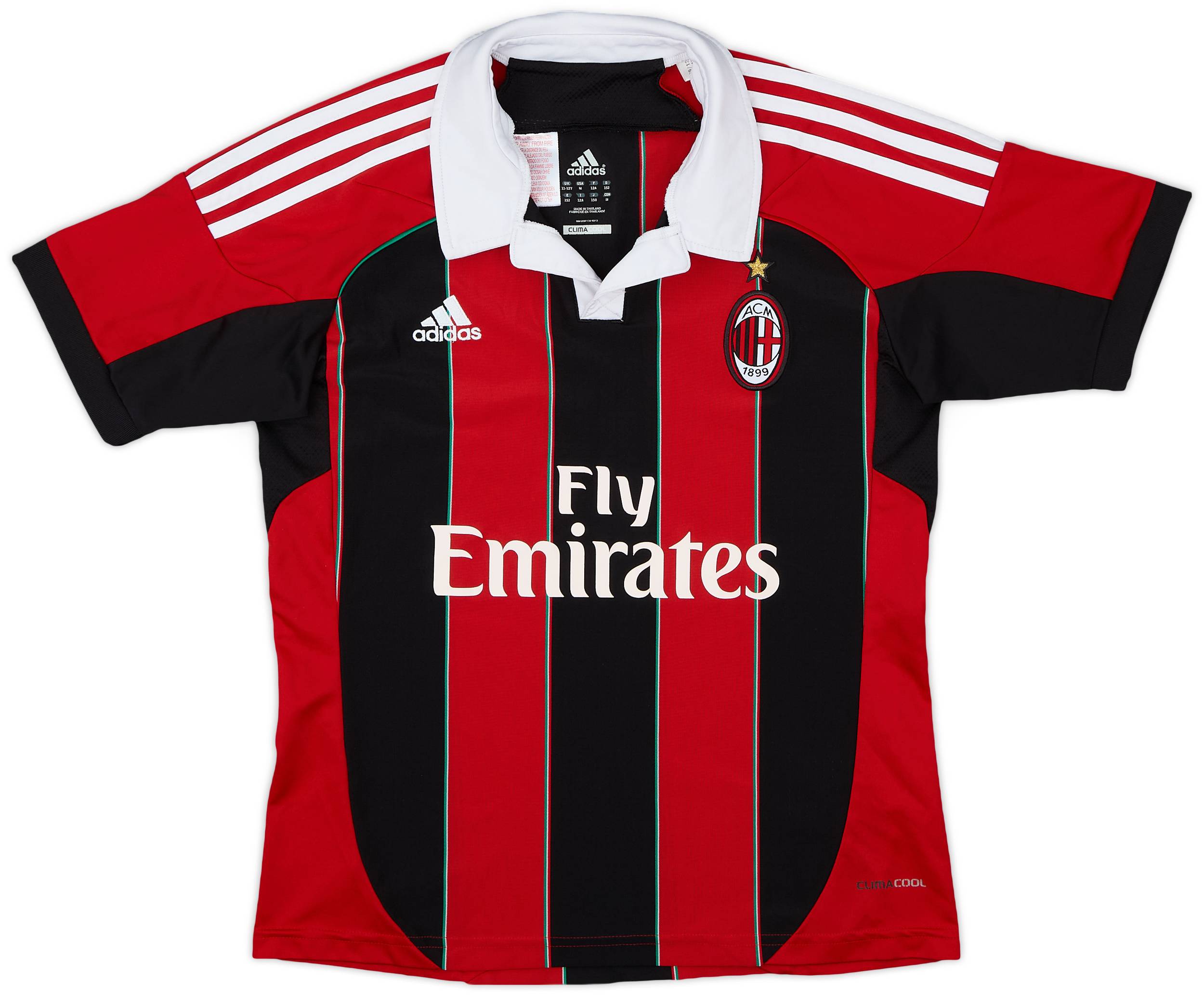 2012-13 AC Milan Home Shirt - 7/10 - (M.Boys)