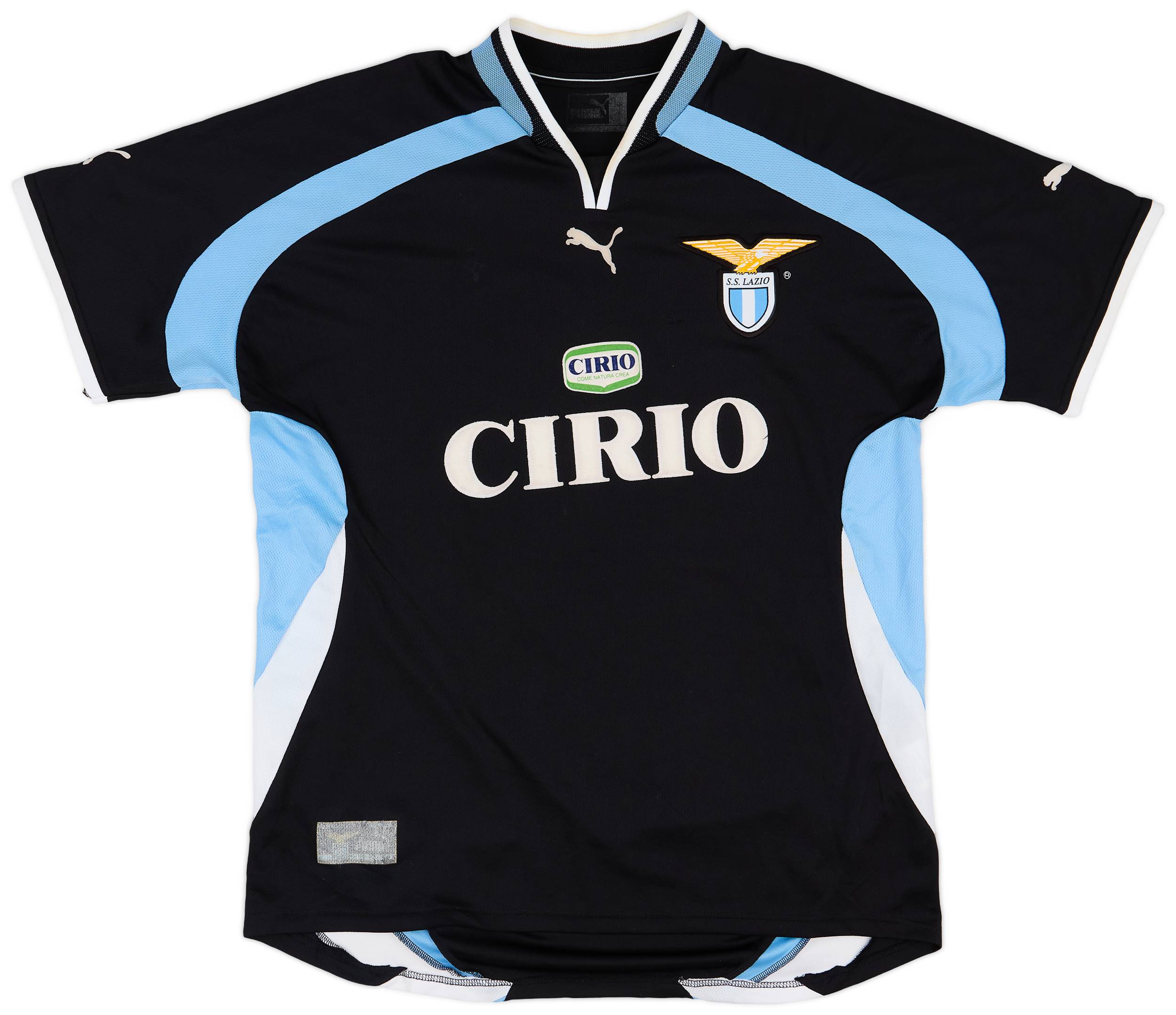 ラツィオ CRESPO 10 水色シャツ クレスポ 2000-01 Lazio Away Shirt Crespo #10 - 7/10 - (L)