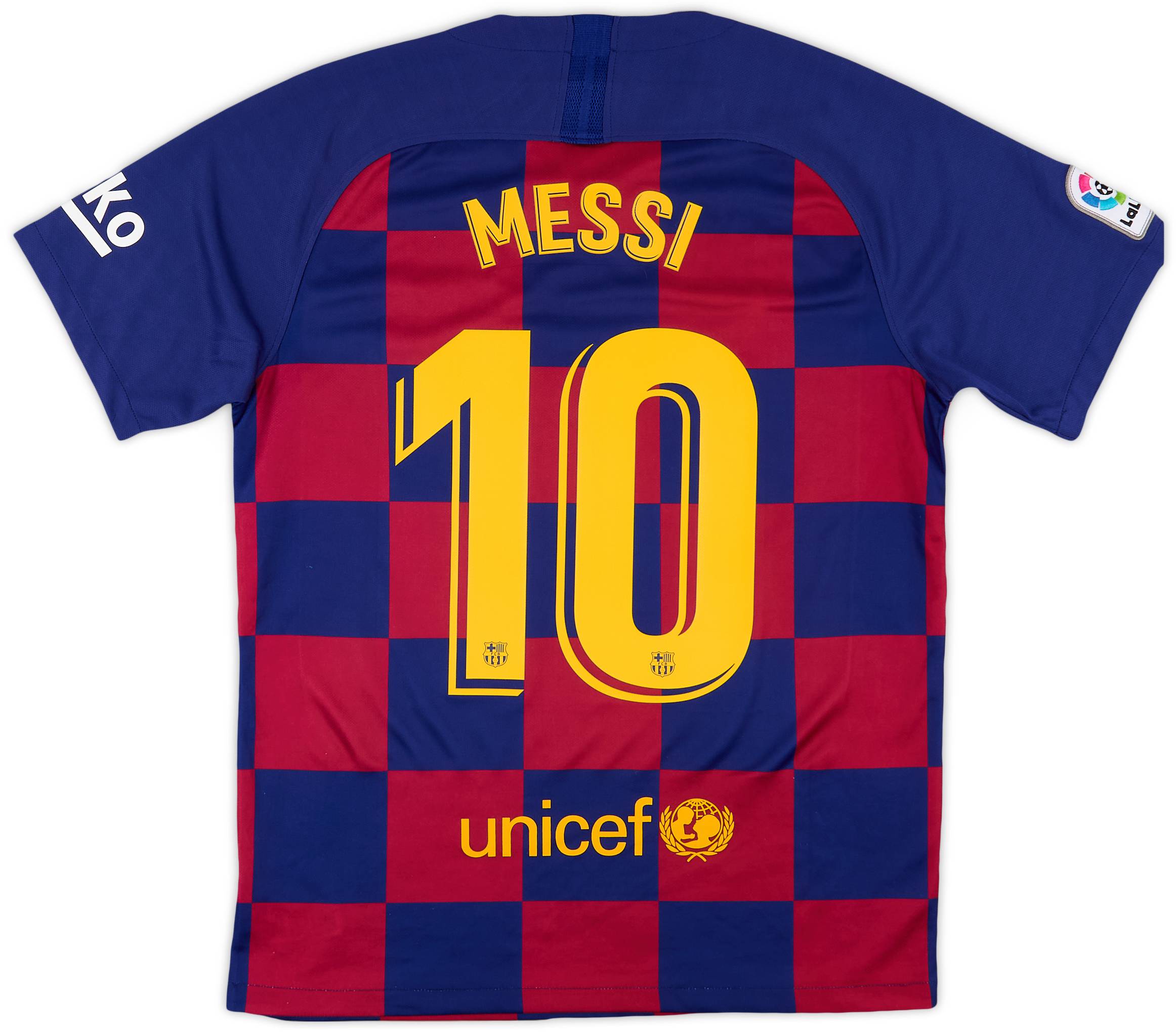 2019-20 Barcelona Home Shirt Messi #10 - 8/10 - (M)