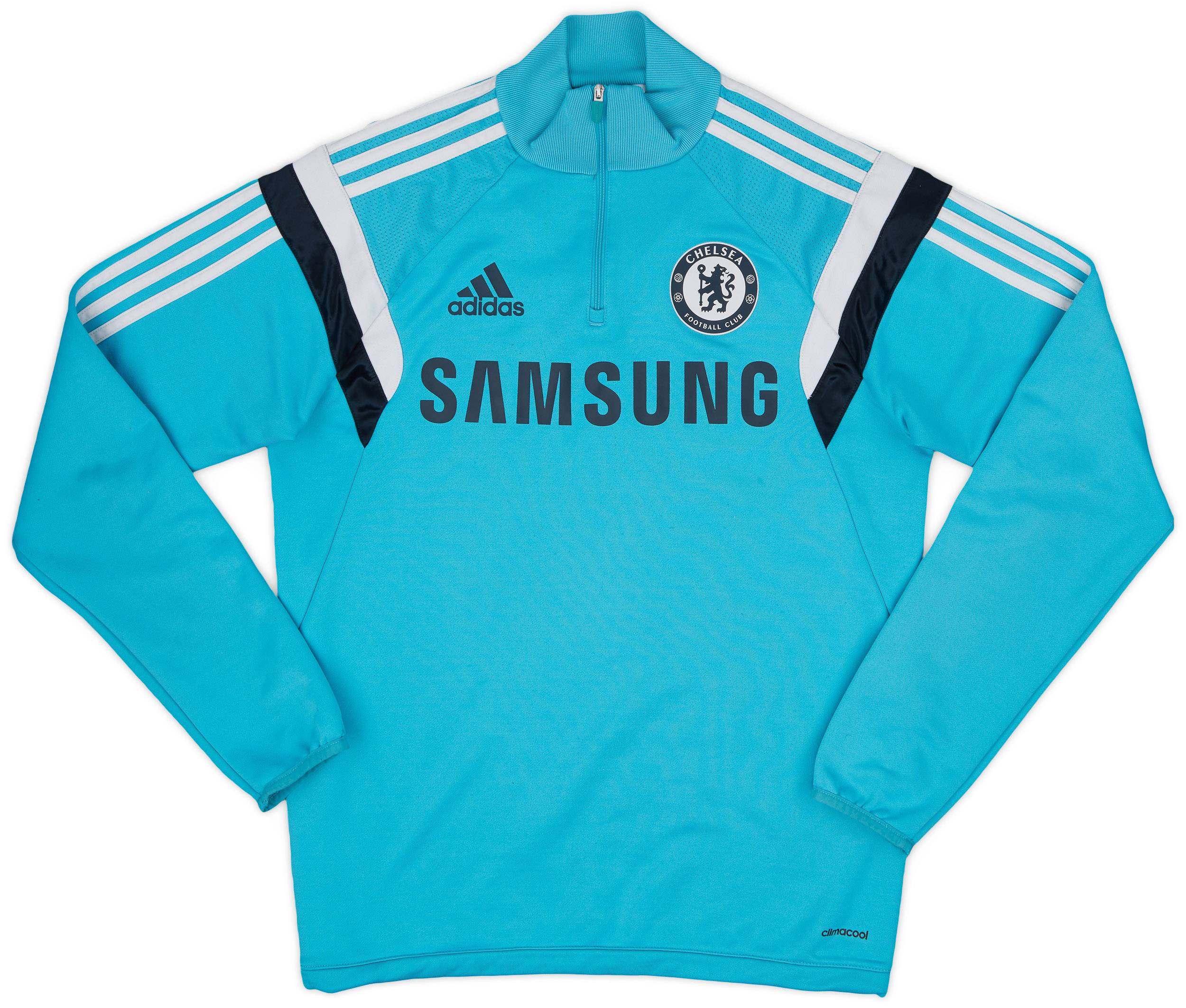 2014-15 Chelsea adidas 1/4 Zip Drill Top - 8/10 - (S)