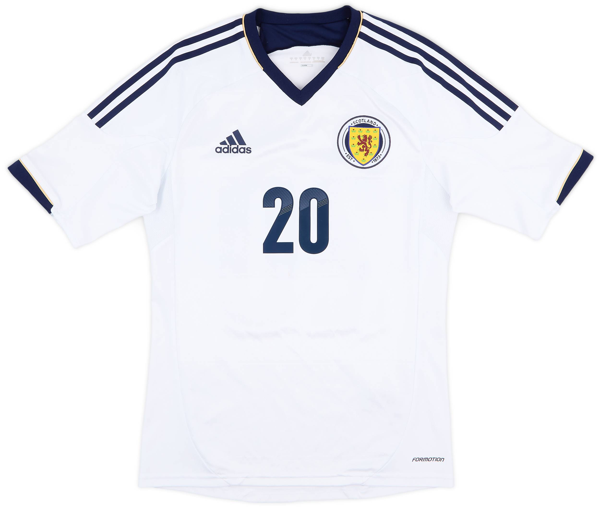 2012-14 Scotland Authentic Away Shirt #20 - 9/10 - (M)