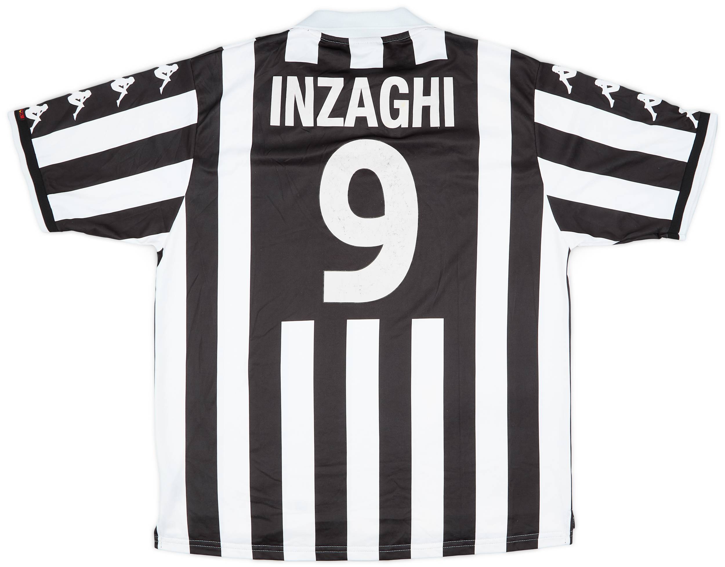 1999-00 Juventus Home Shirt Inzaghi #9 - 7/10 - (XL)