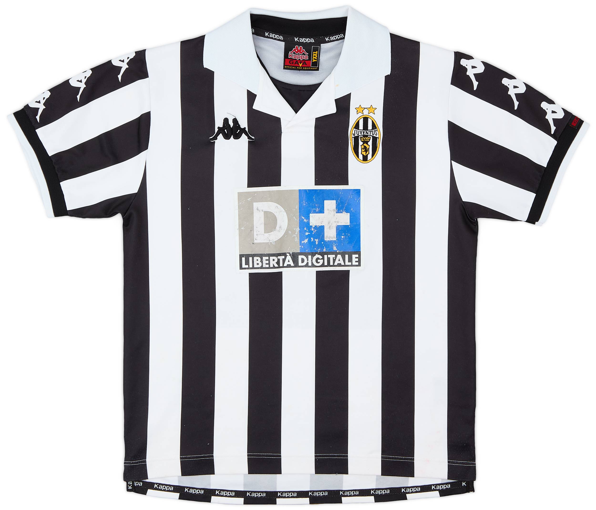 Kappa Juventus シャツ 1997-98 Juventus Kappa 1/4 Zip Track Jacket - 8/10 - (S)