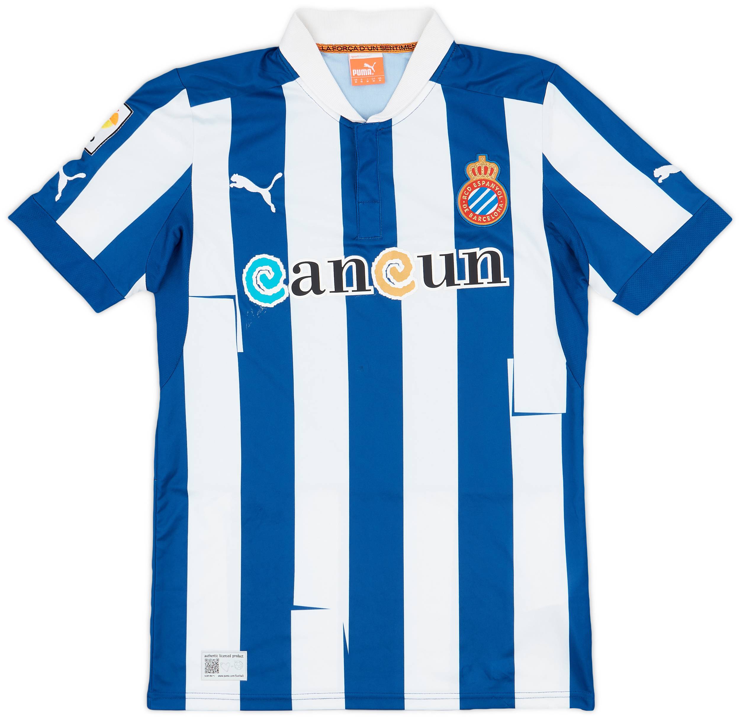 2012-13 Espanyol Home Shirt #17 - 6/10 - (M)